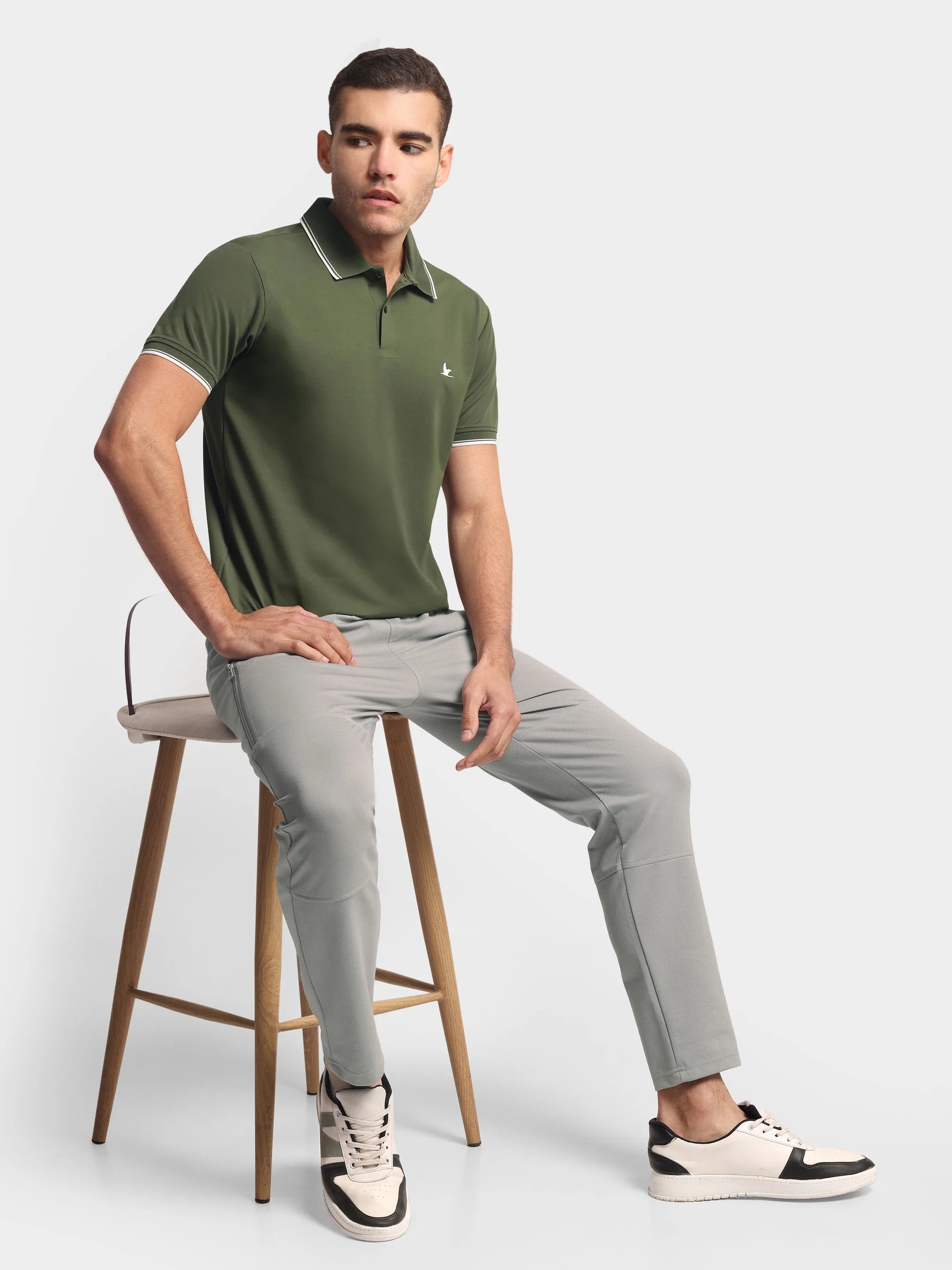 Crown Edge Polo Bottle Green