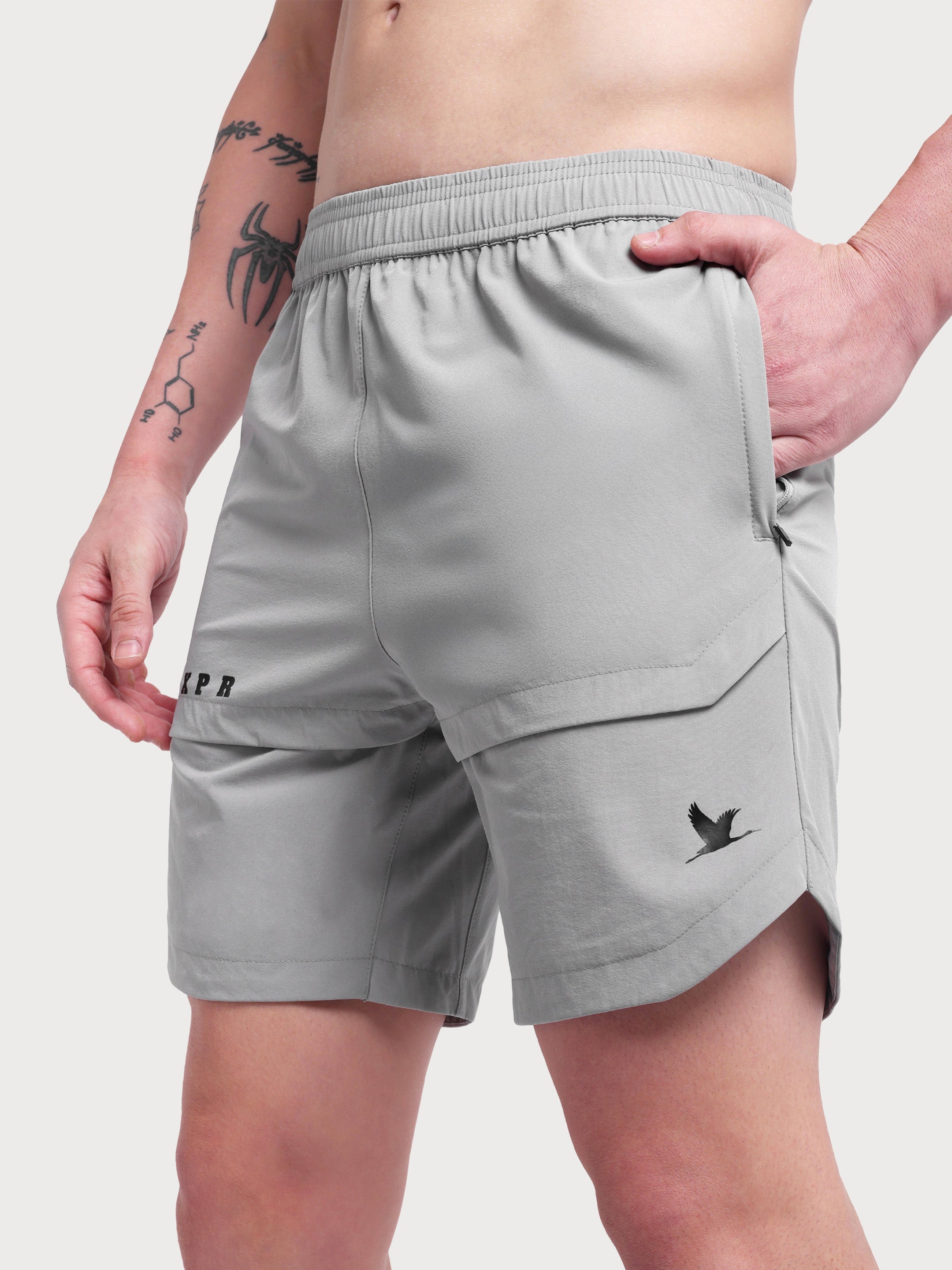 Flex Forge Shorts Light Grey