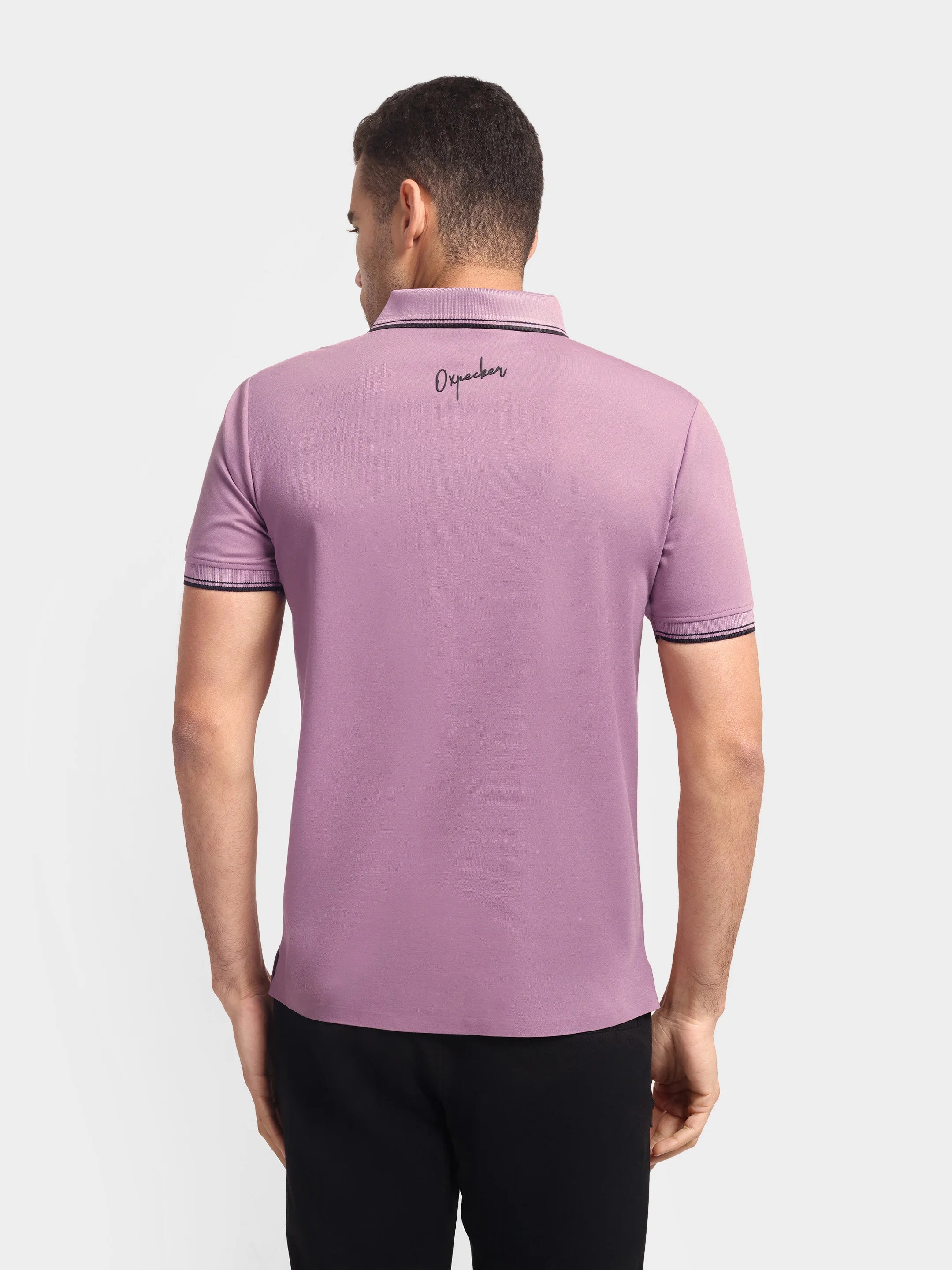 Crown Edge Polo Light Purple