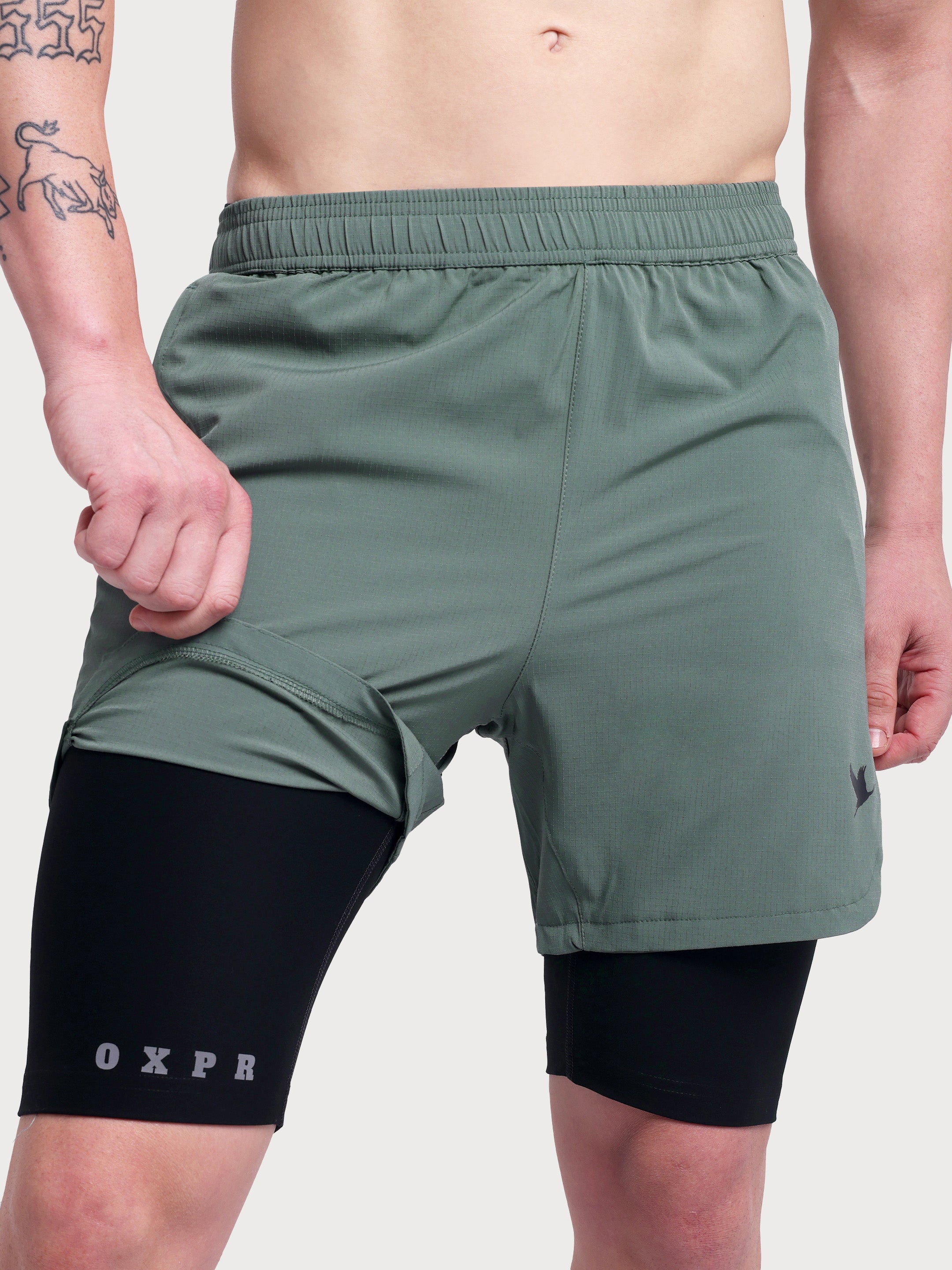 TitanFlex Shorts Green Pista
