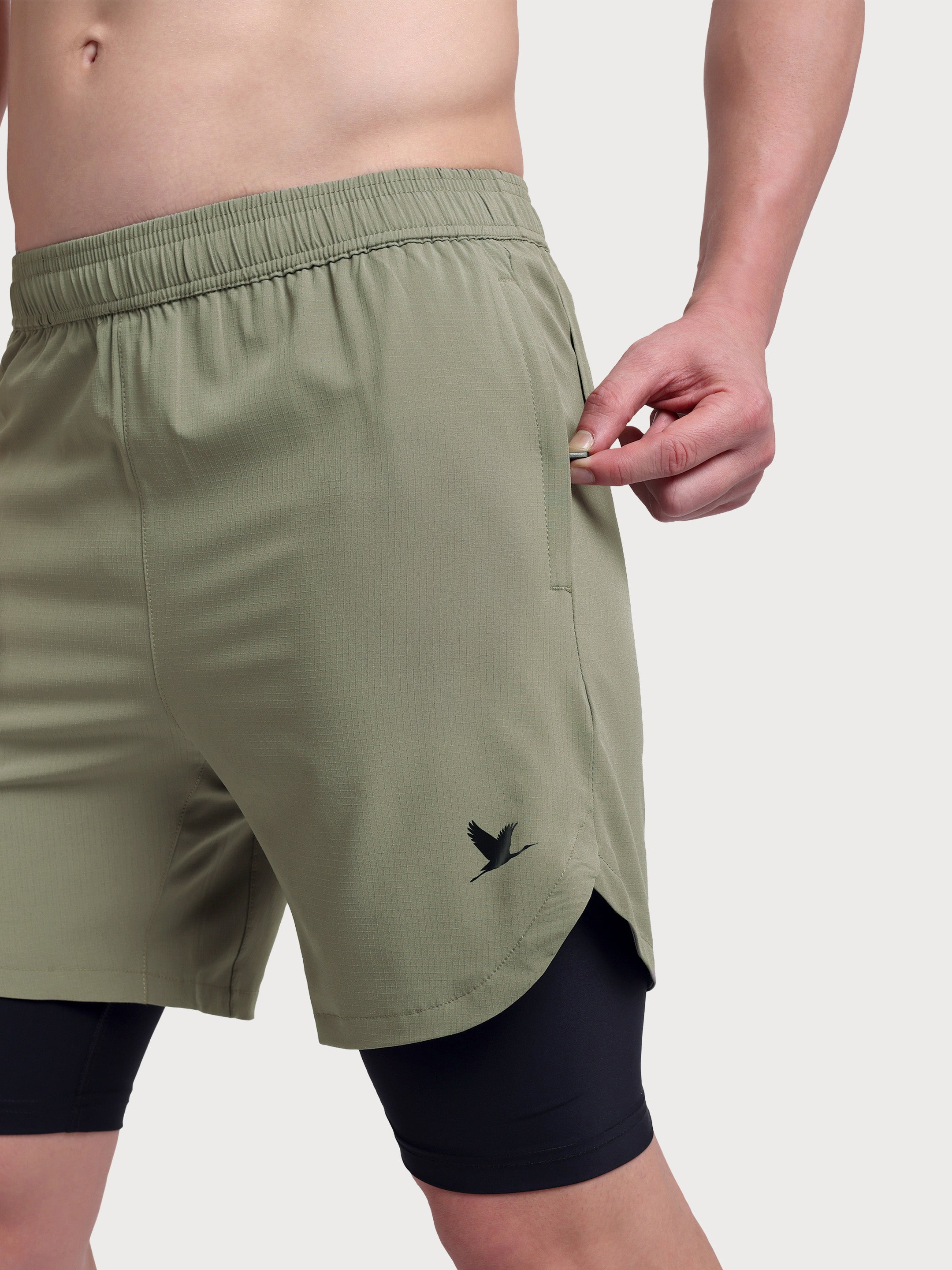 TitanFlex Shorts Light Green