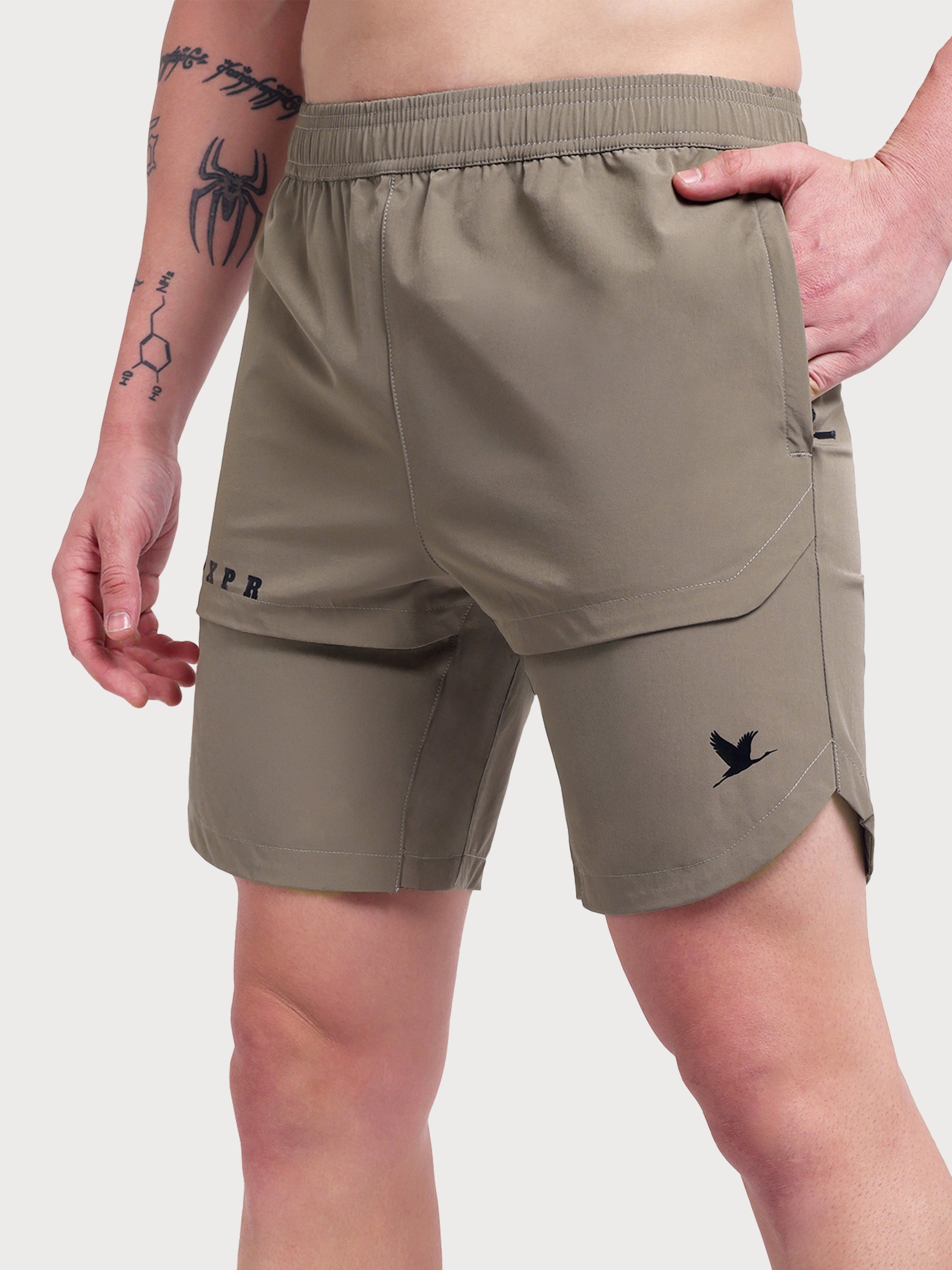 Flex Forge Shorts Taupe