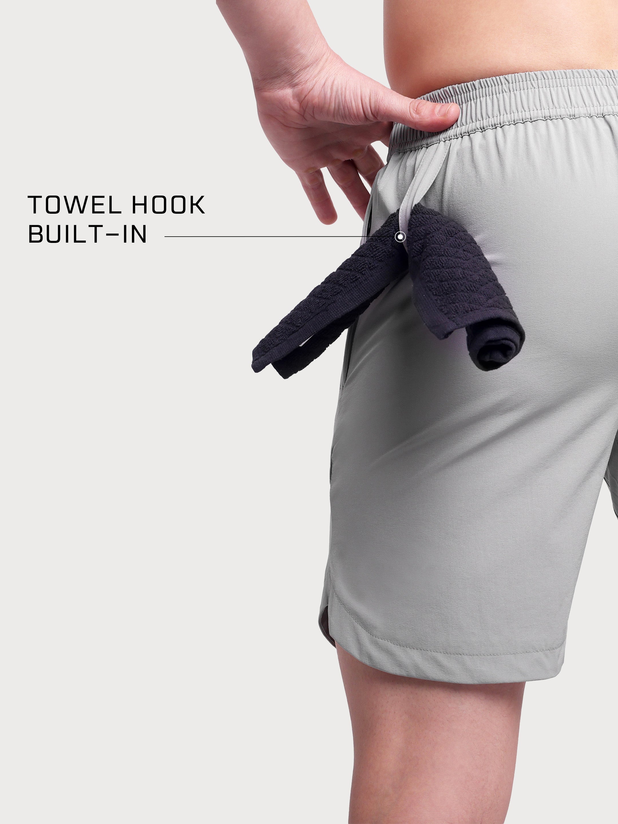 Flex Forge Shorts Light Grey