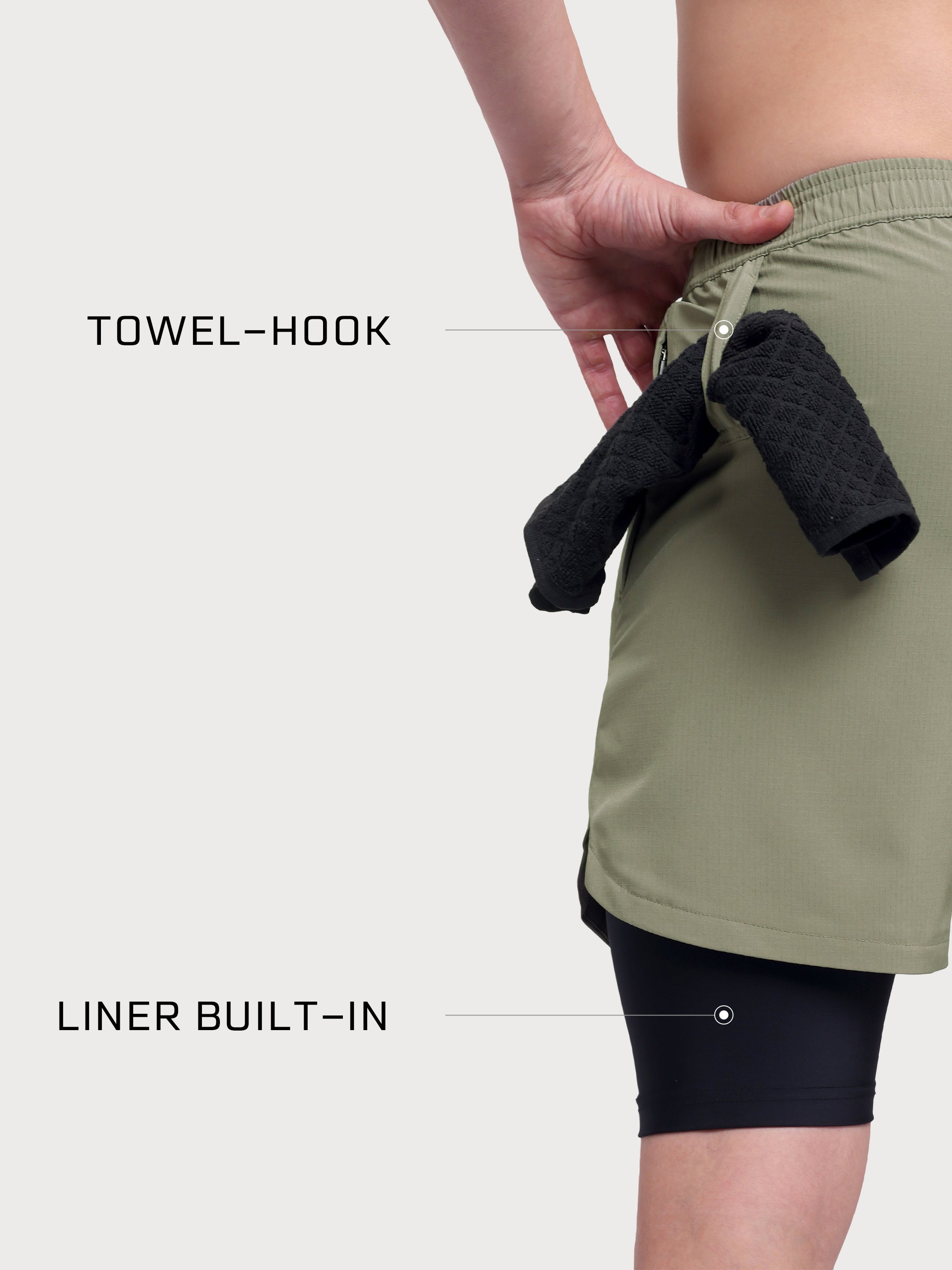 TitanFlex Shorts Light Green
