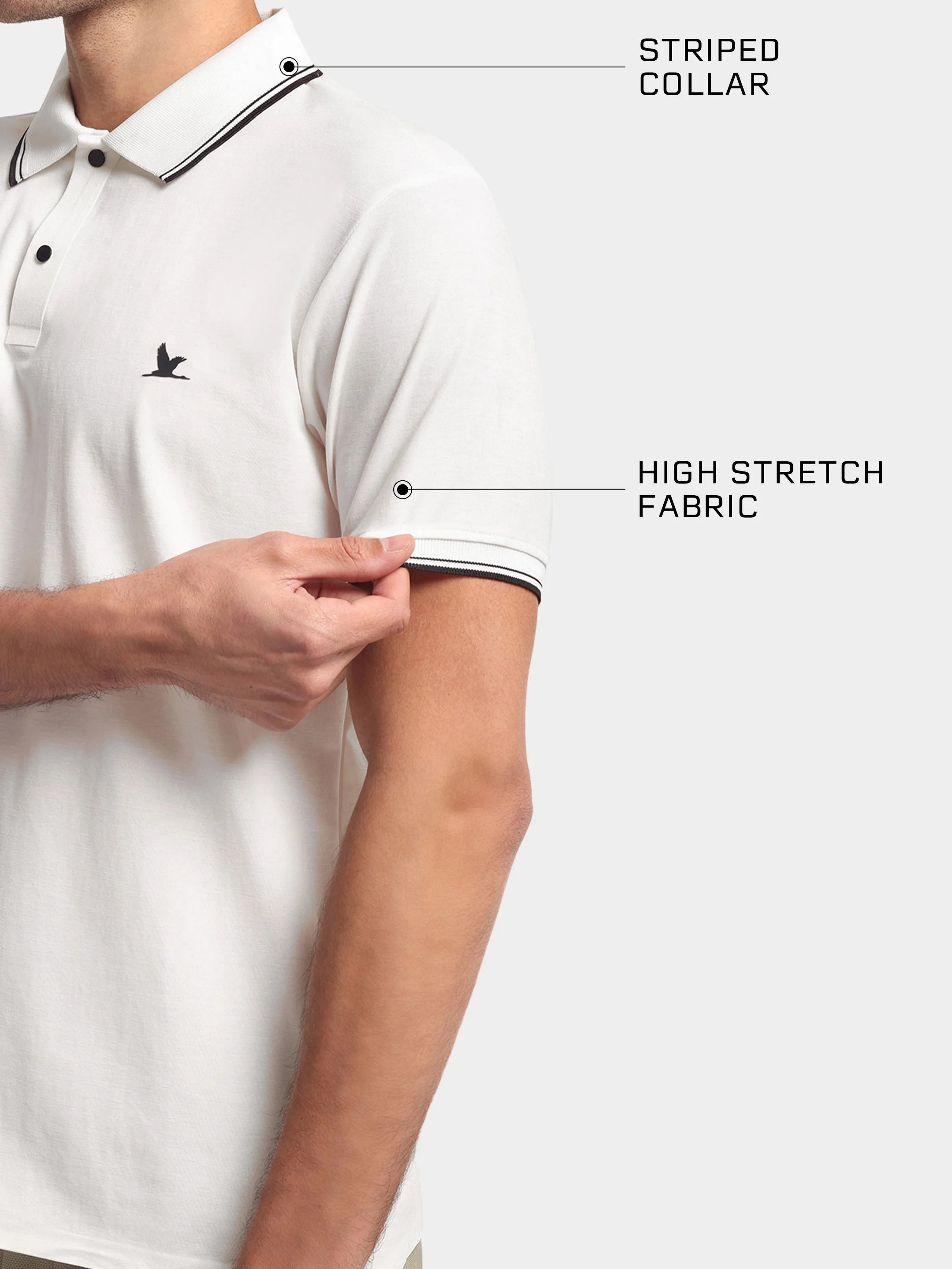 Crown Edge Polo White