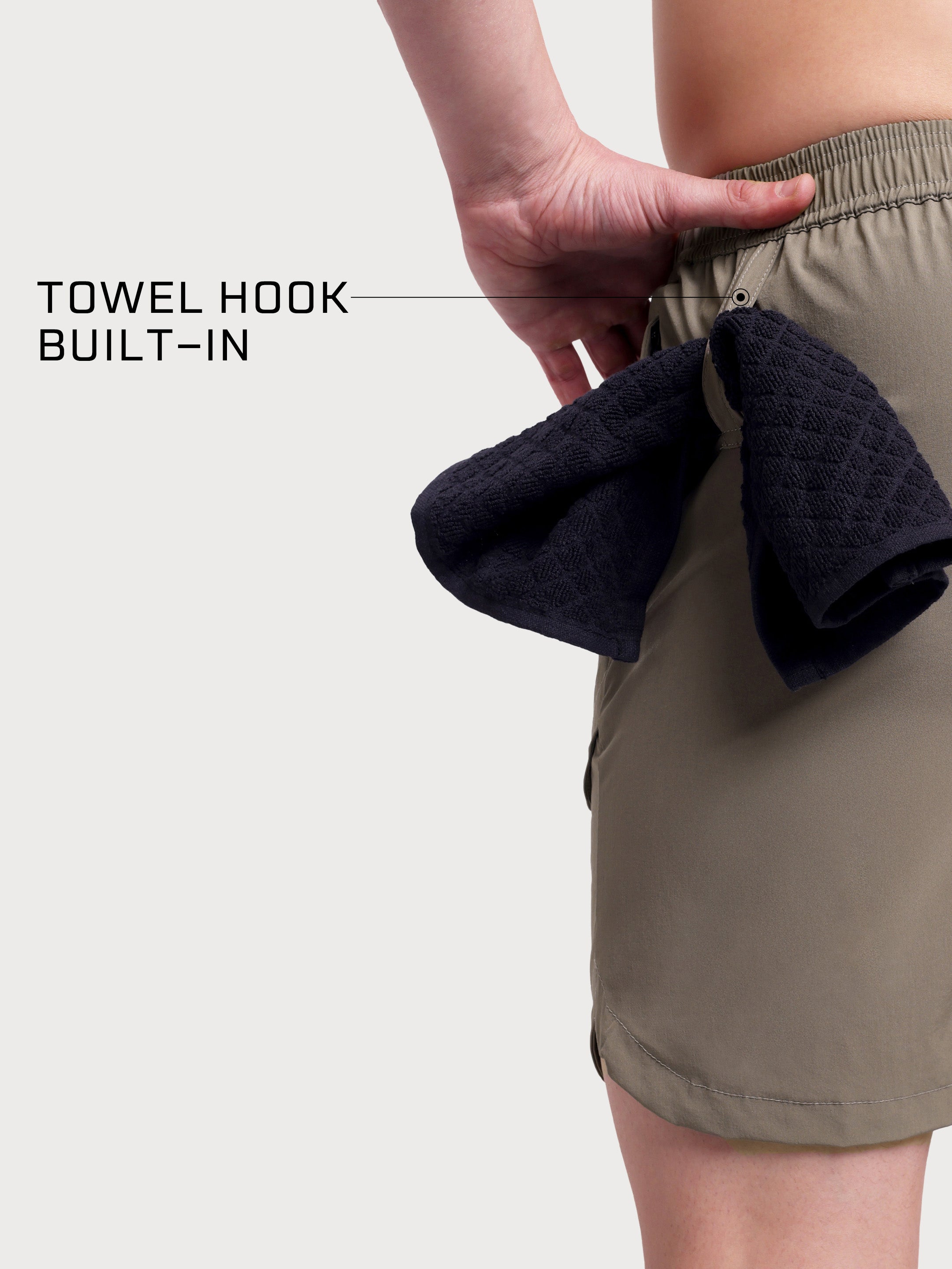 Flex Forge Shorts Taupe