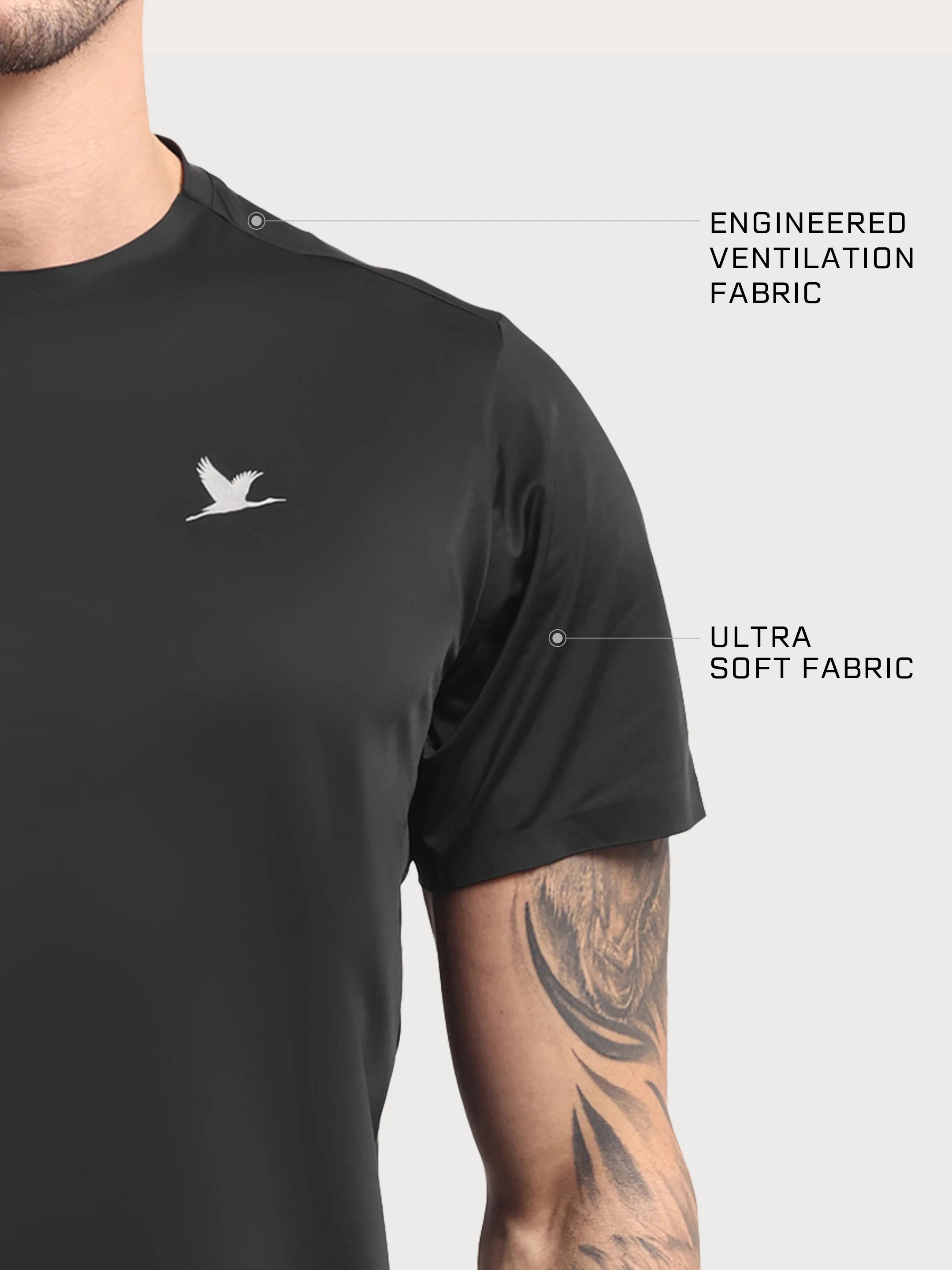 Muscle Forge Tee Black