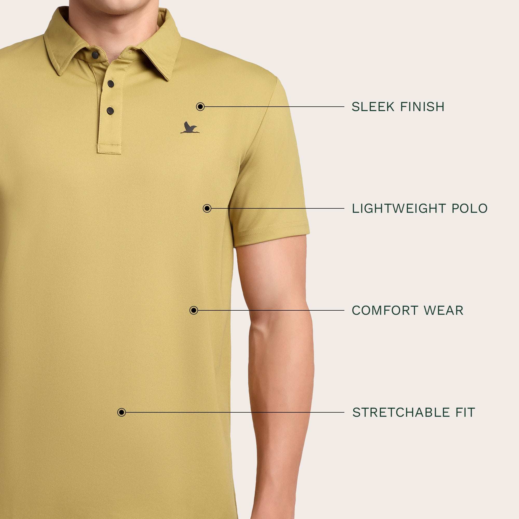 Monridge Polo Lime Green