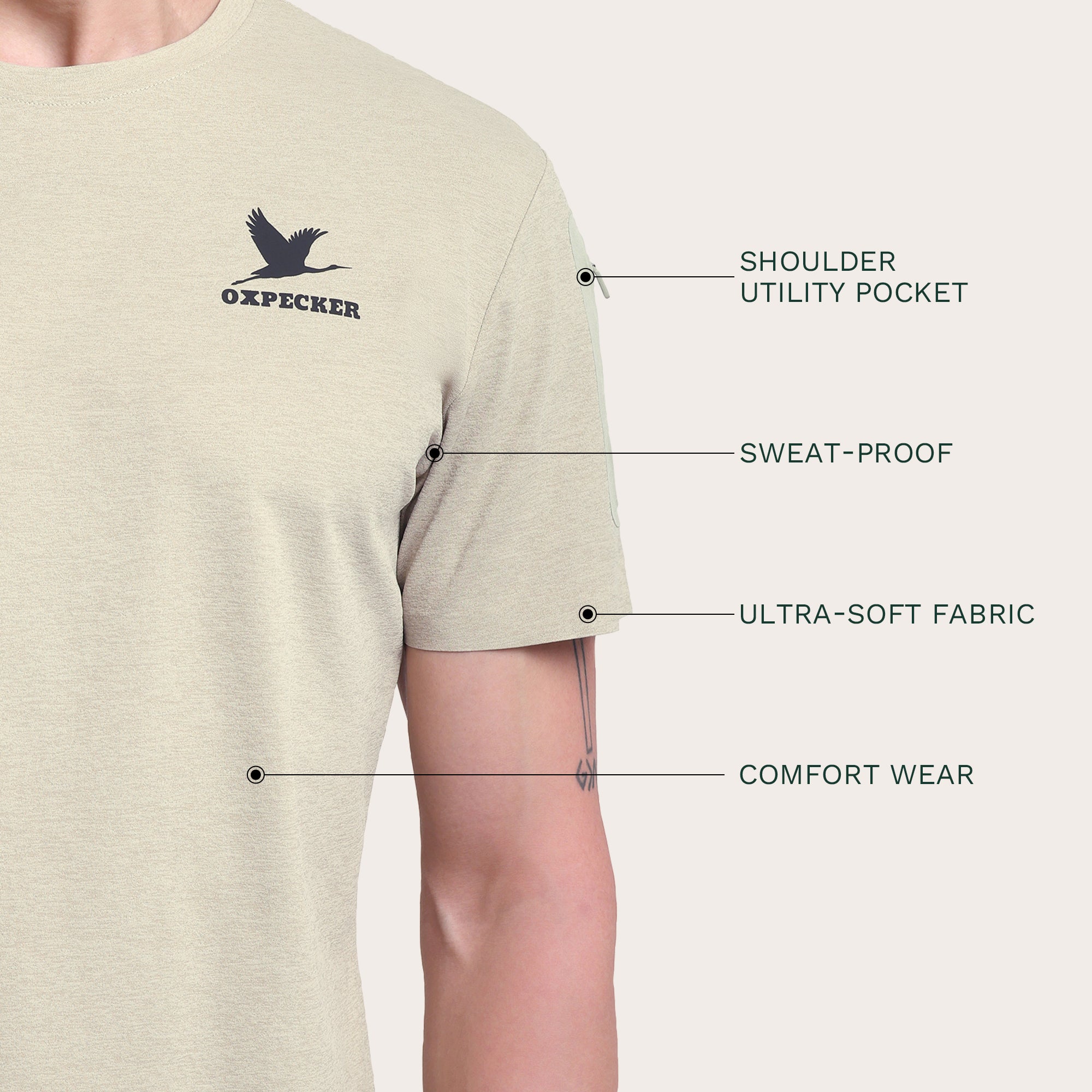SoftCore Tee Brown