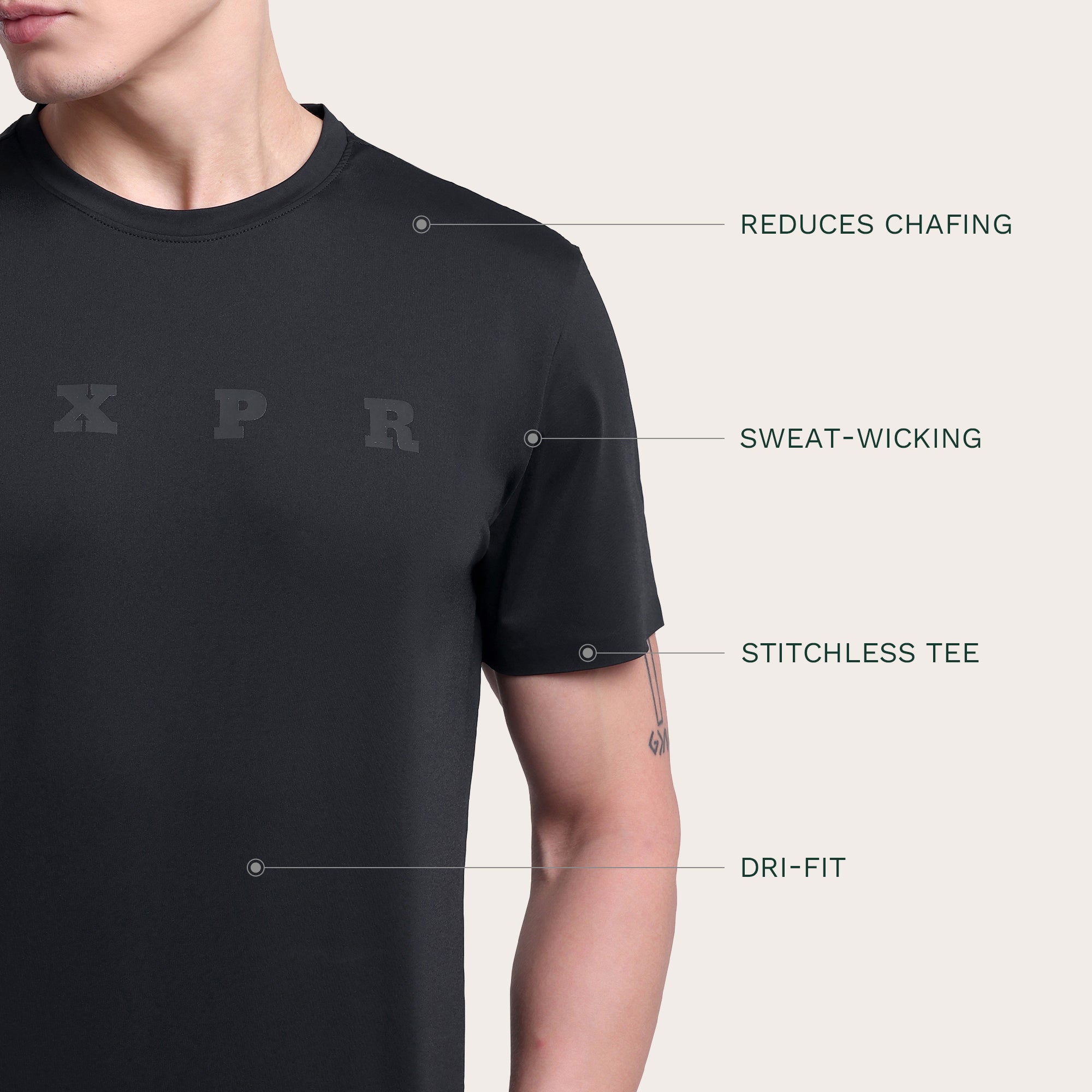 FlexFit Shirt Navy Black
