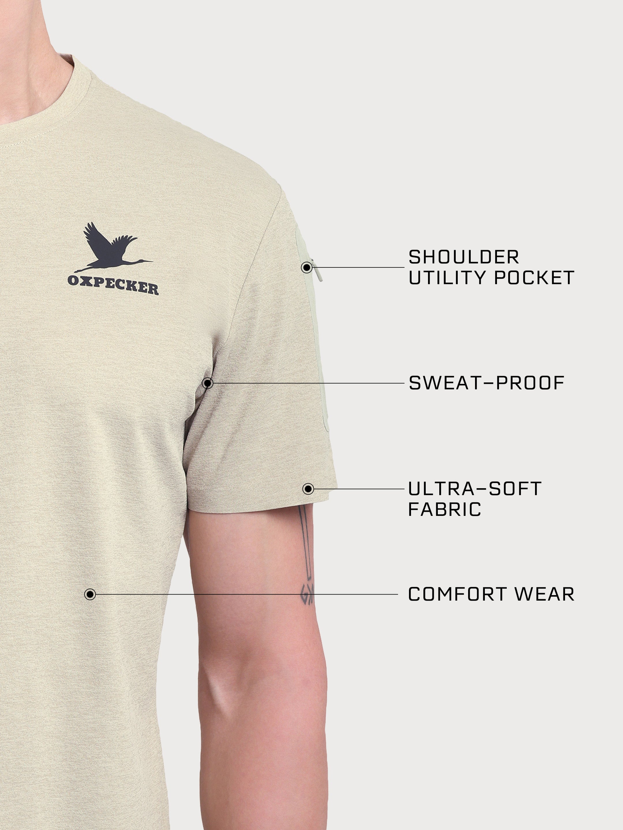 SoftCore Tee Brown