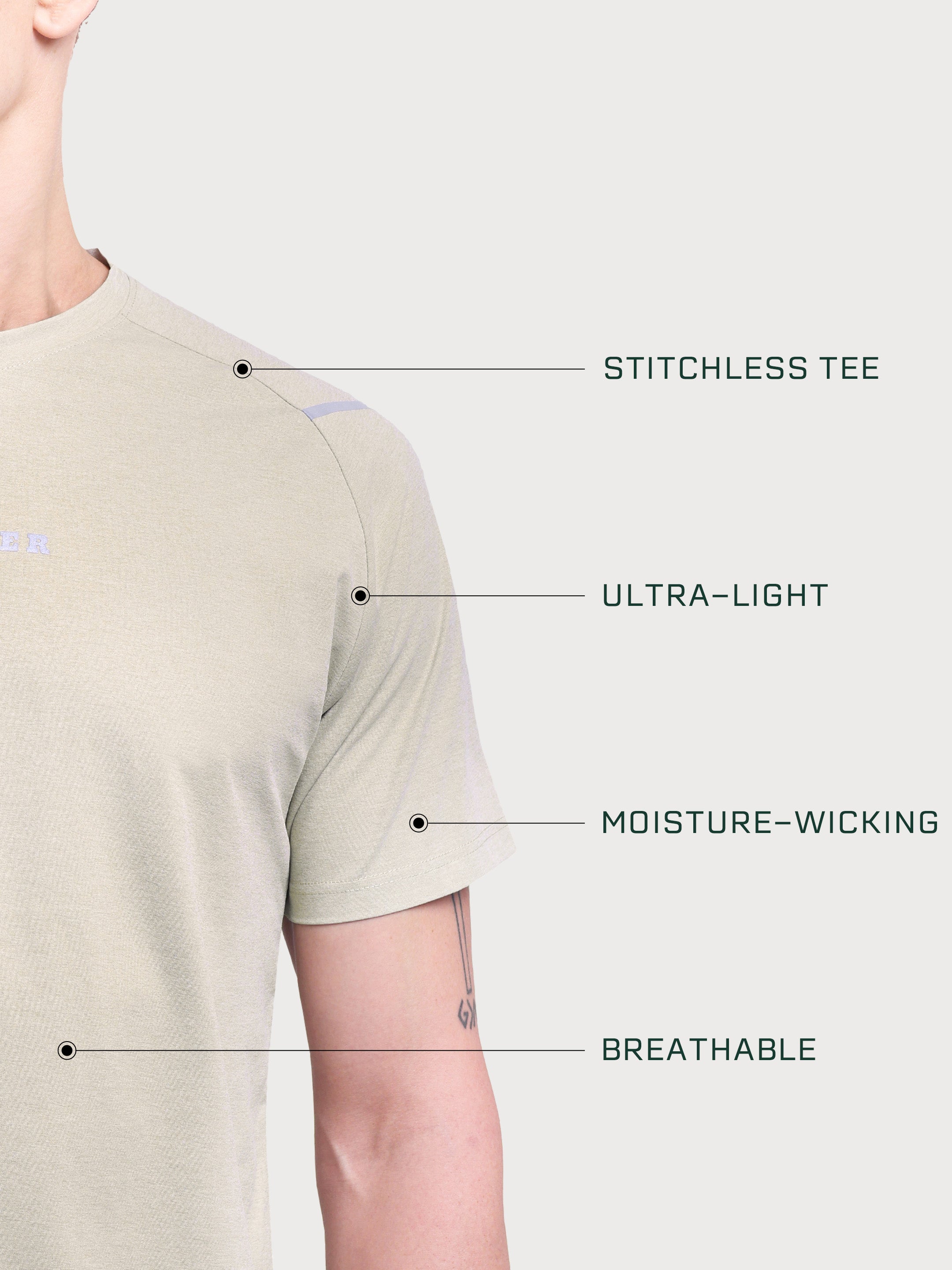 HypeWave Tee Light Cream