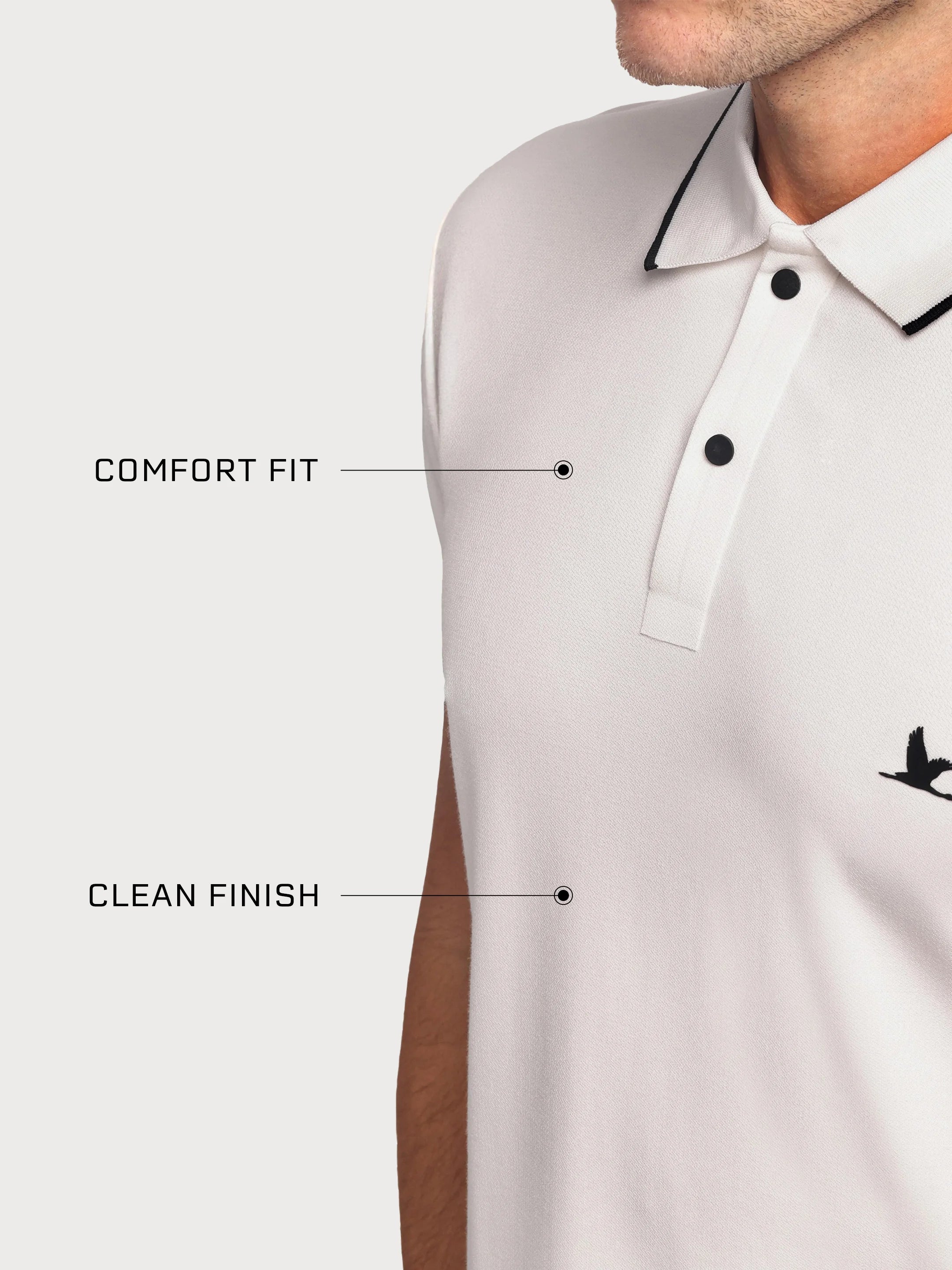 Belmont Polo White