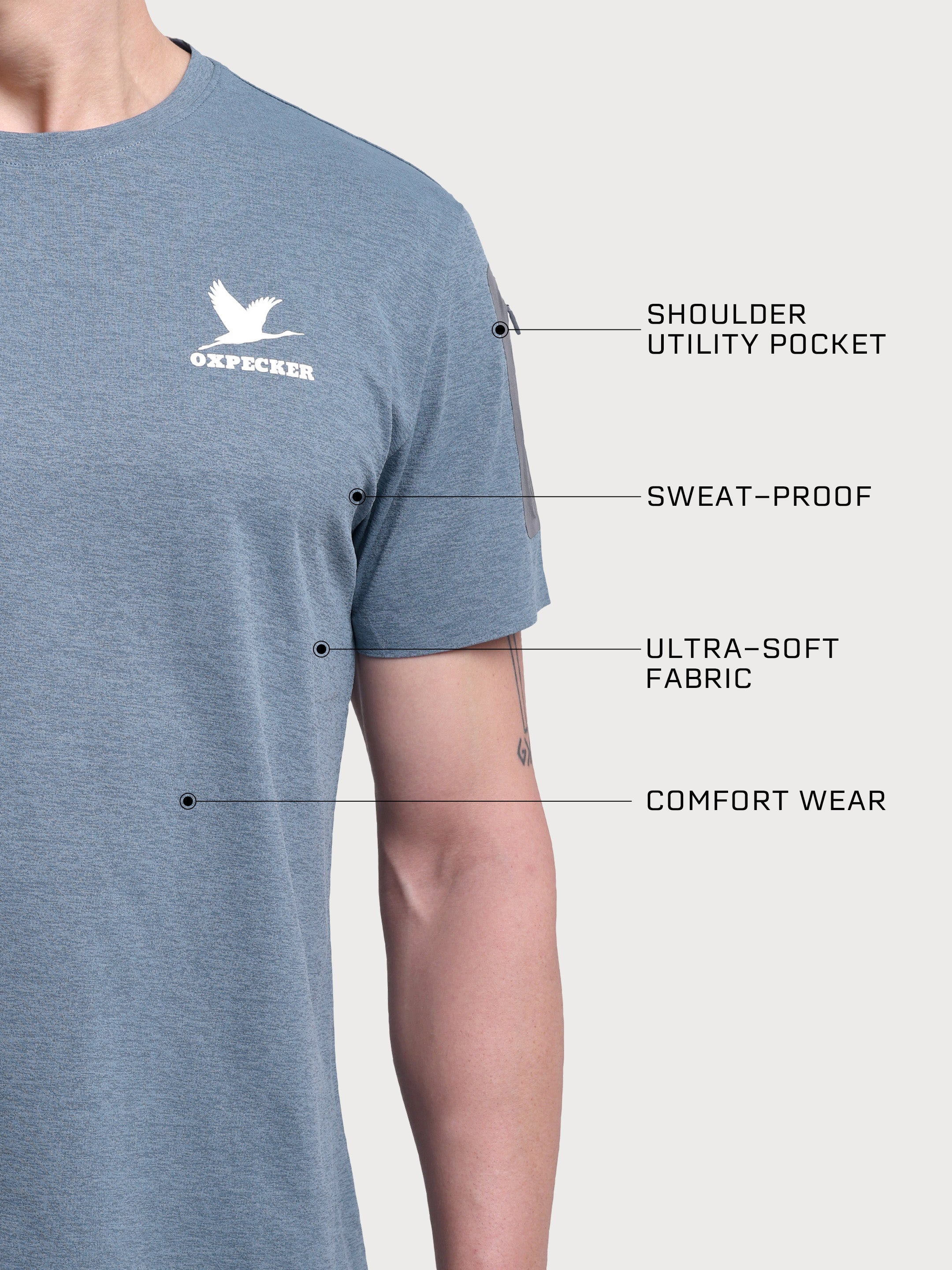 SoftCore Tee Grey