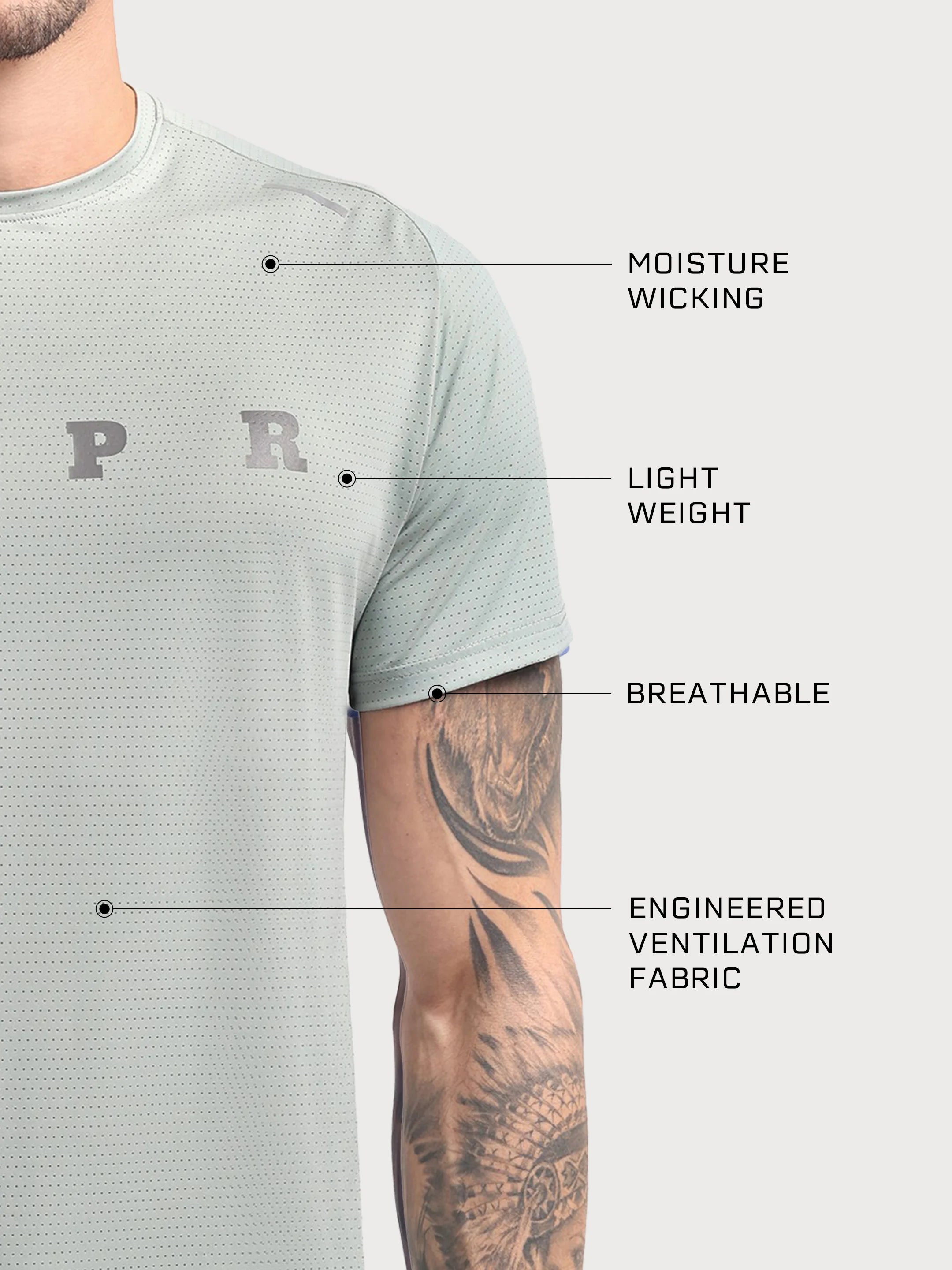 Volt Gear Tee Dark Gray