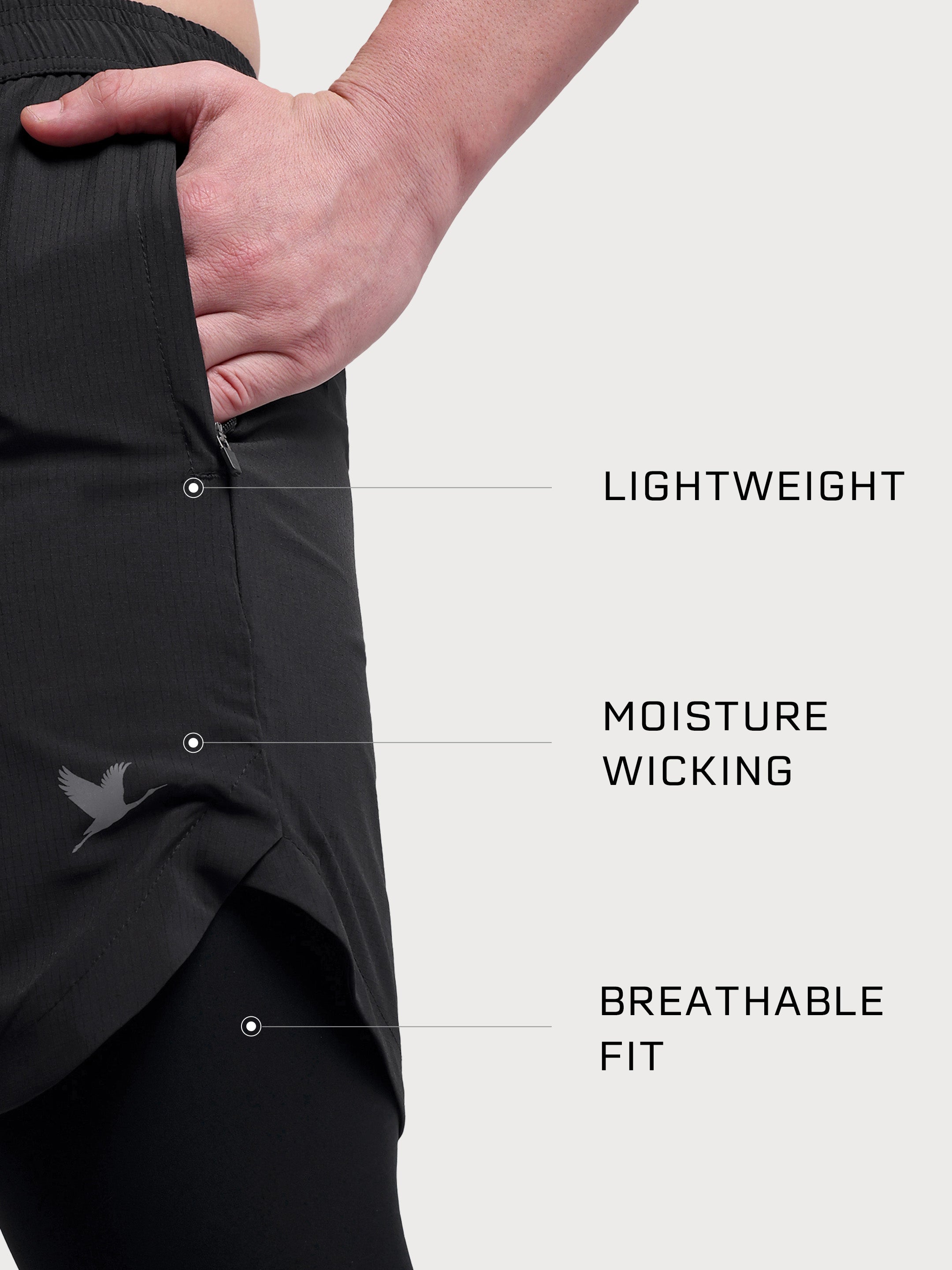TitanFlex Shorts Black