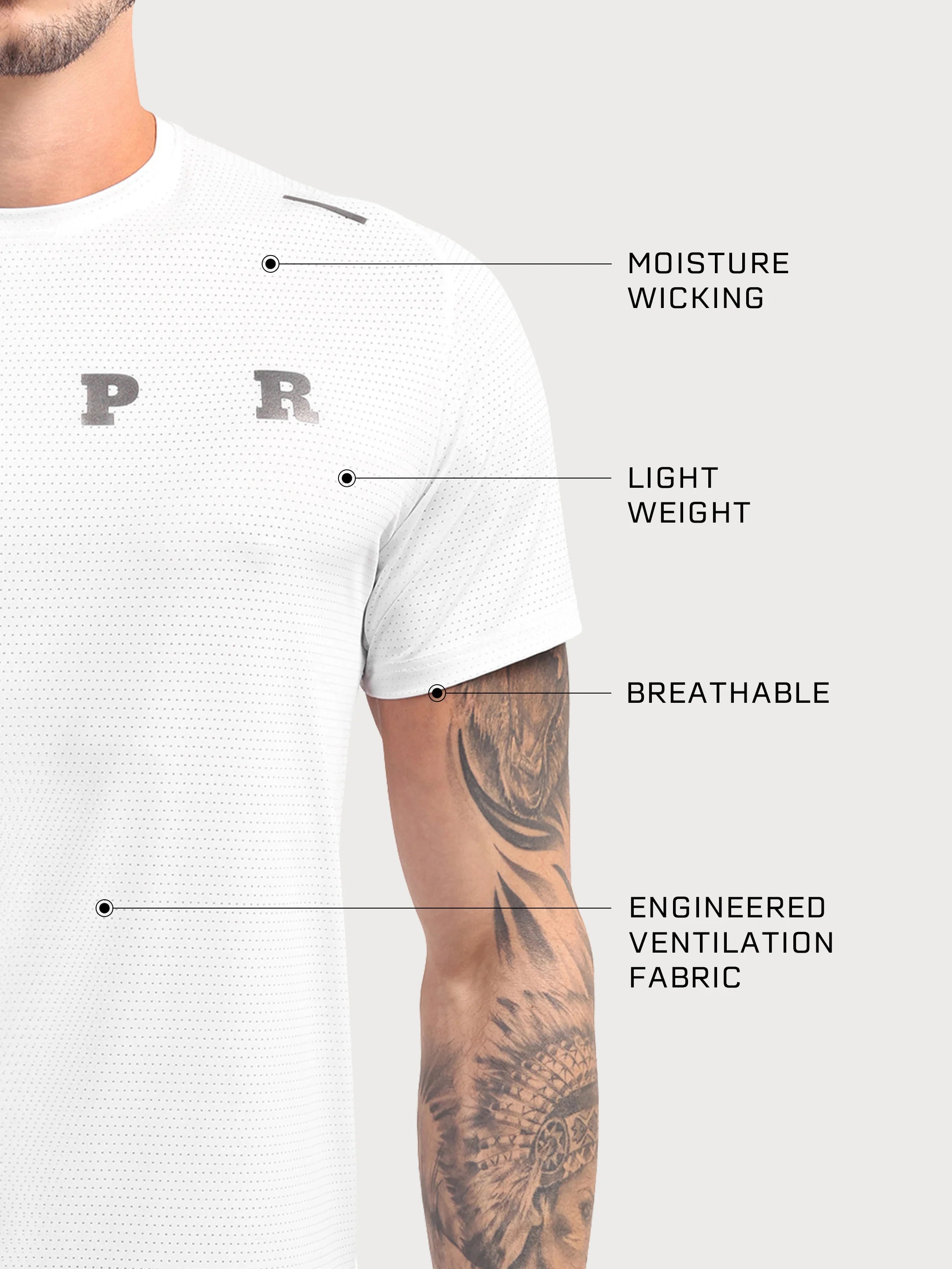 Volt Gear Tee White