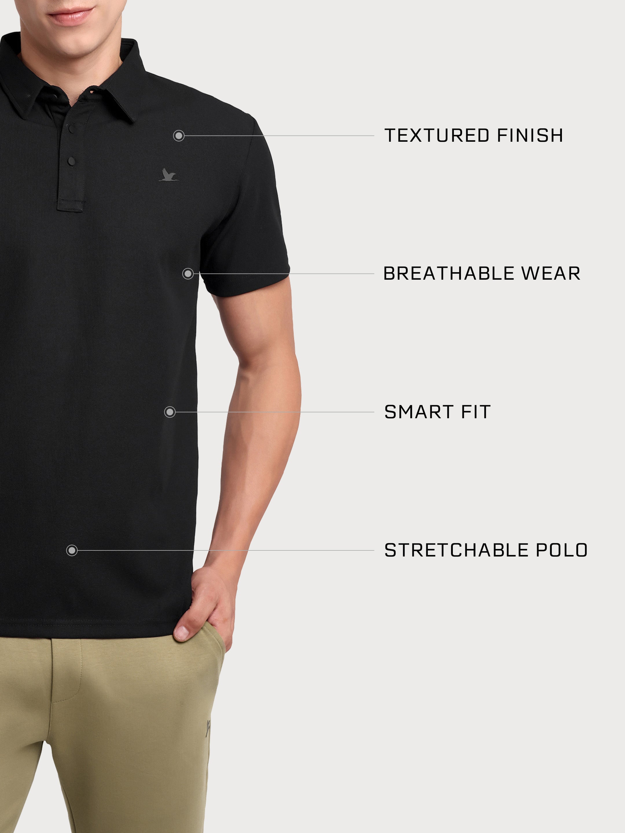 Stallion Polo Black