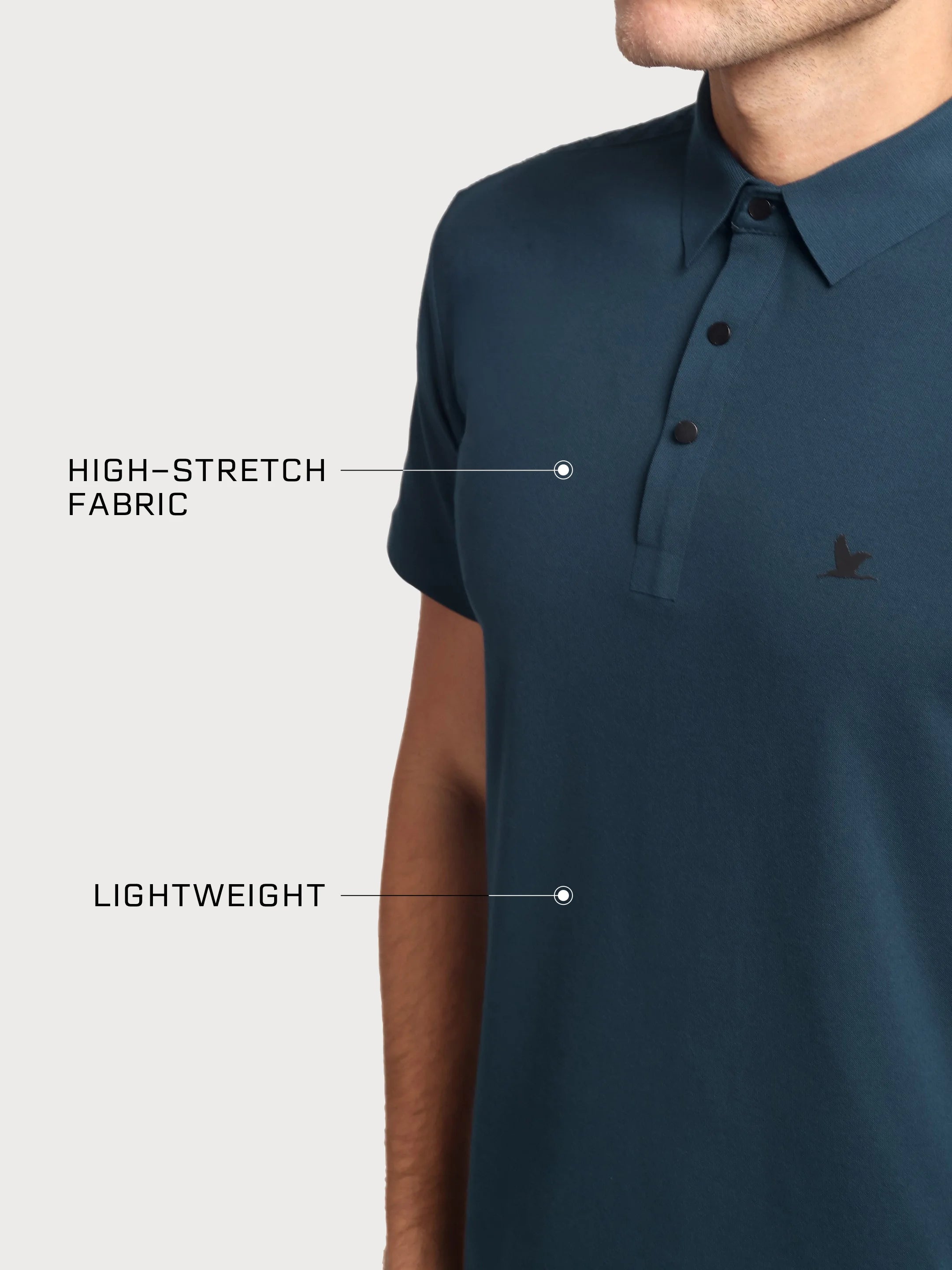 Airloom Polo Off Navy Blue