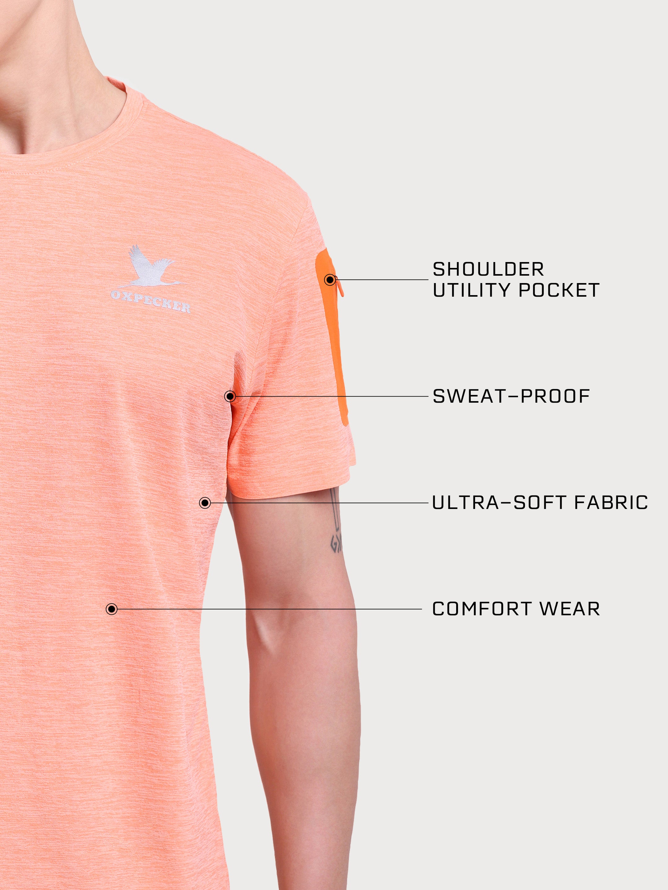SoftCore Tee Orange