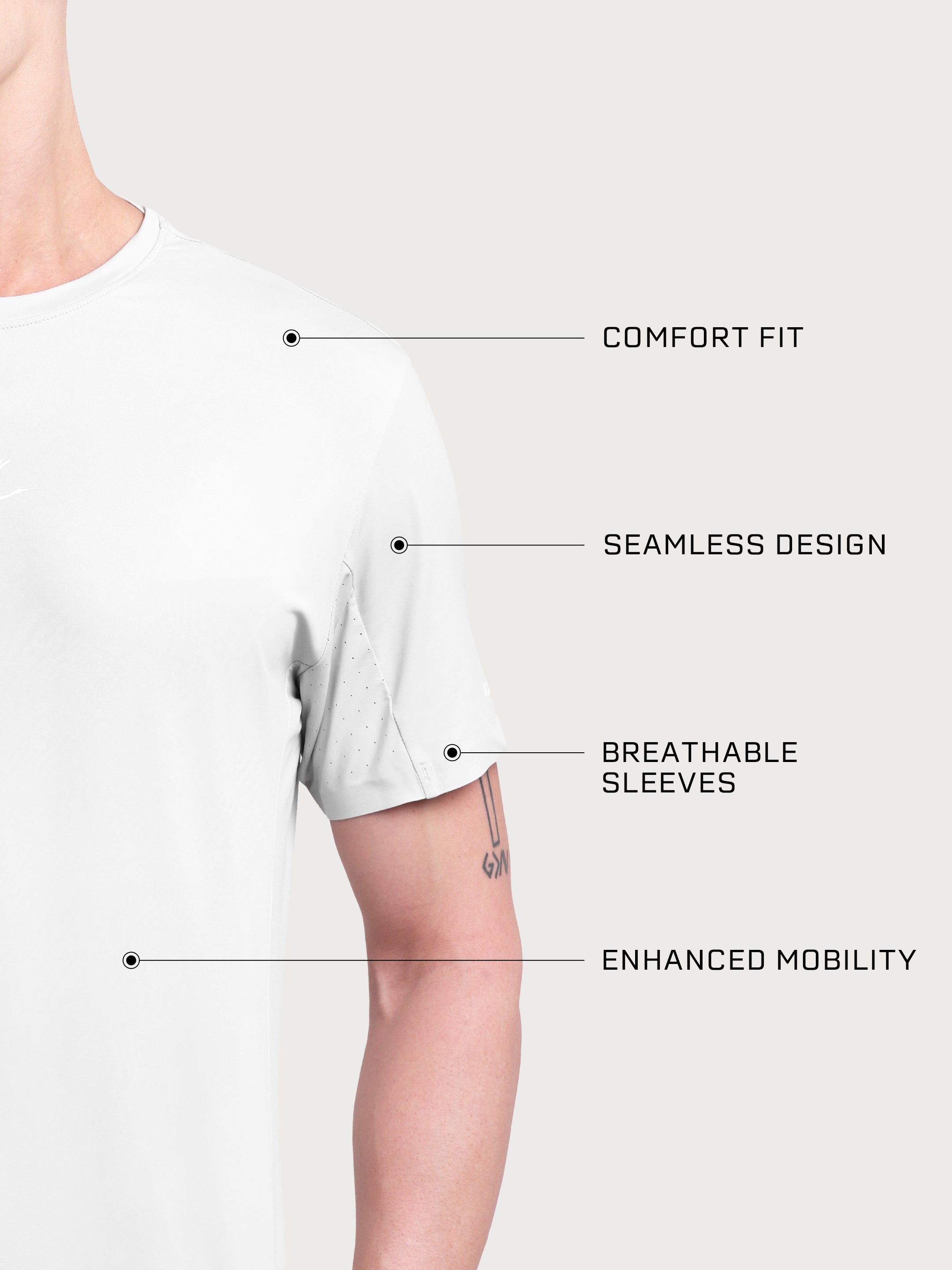 UrbanThreads Tee Light Grey