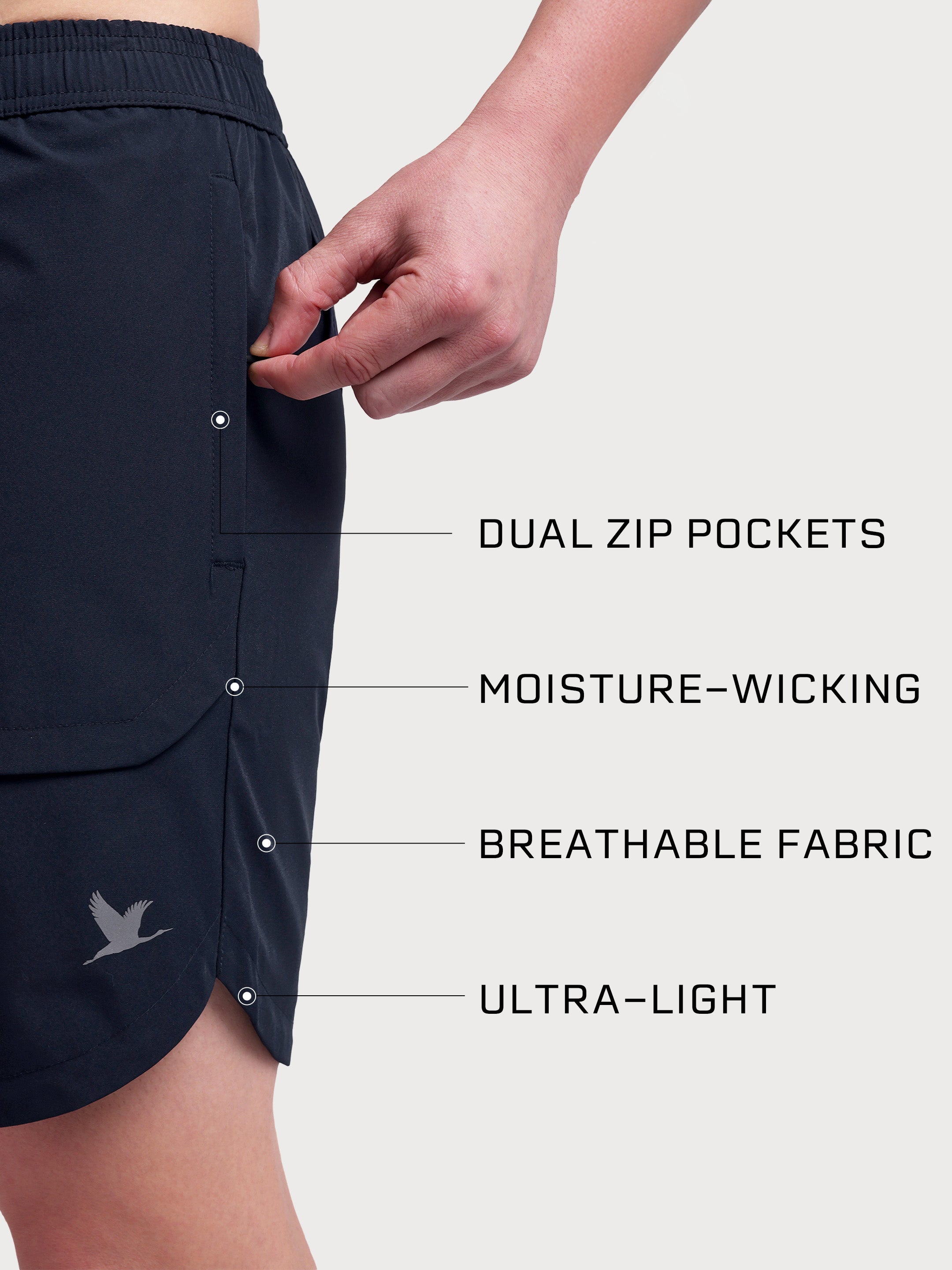 Flex Forge Shorts Navy Blue