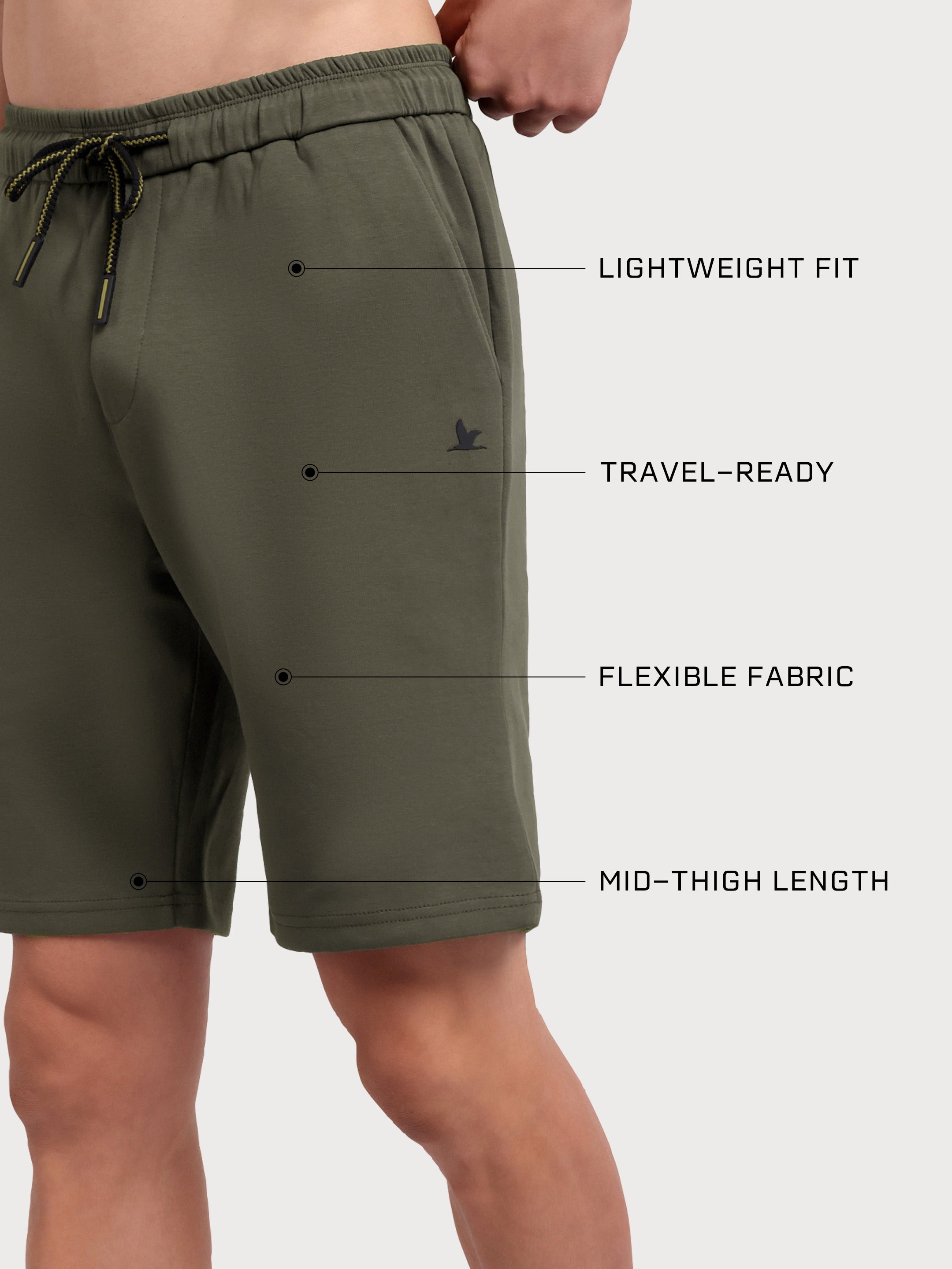 Motion Lite Shorts Bottle Green