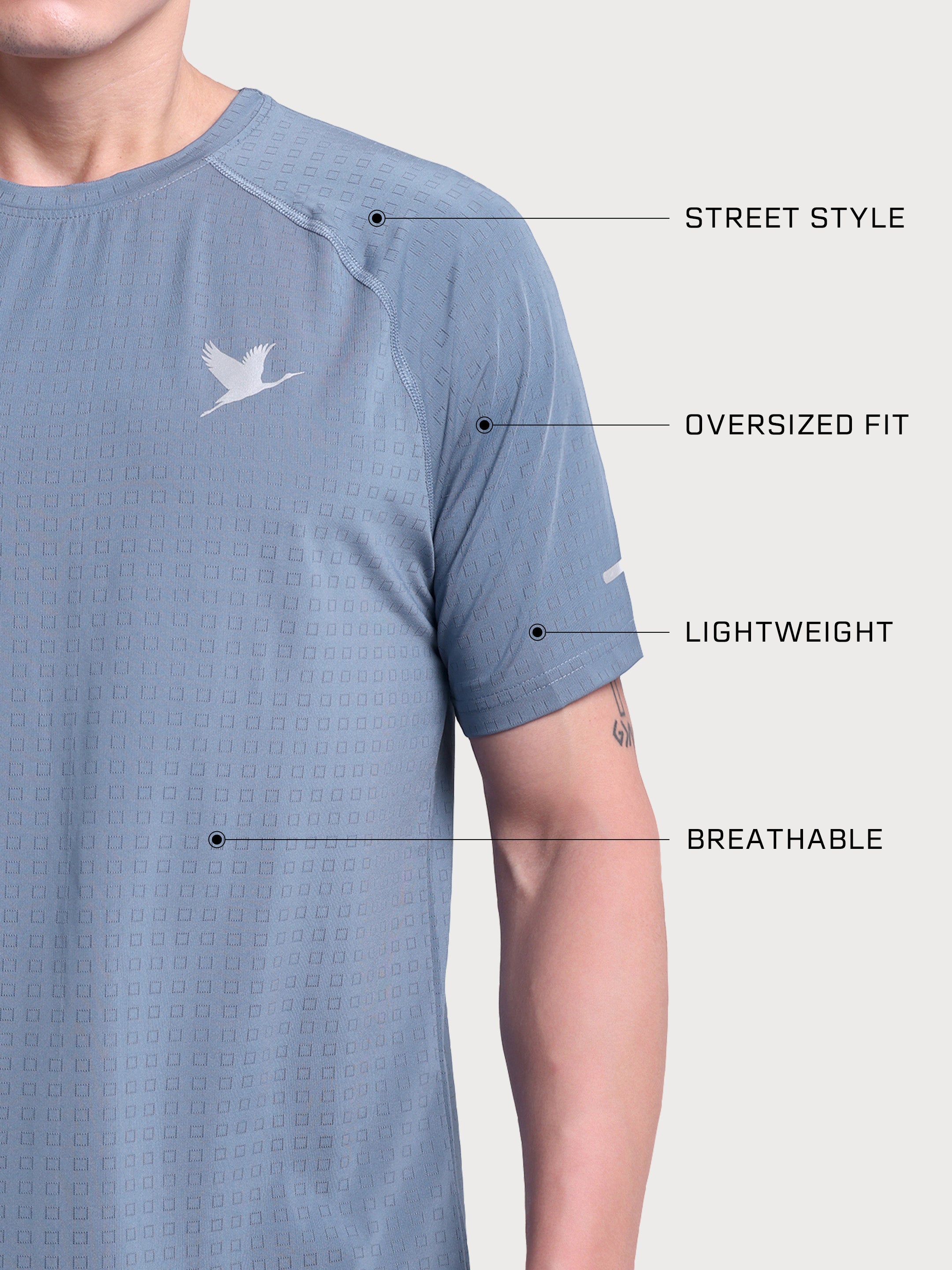 StreetPulse Tee Sky