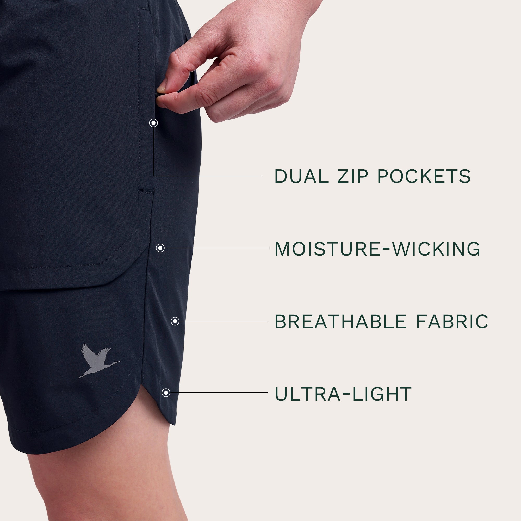 Flex Forge Shorts Navy Blue