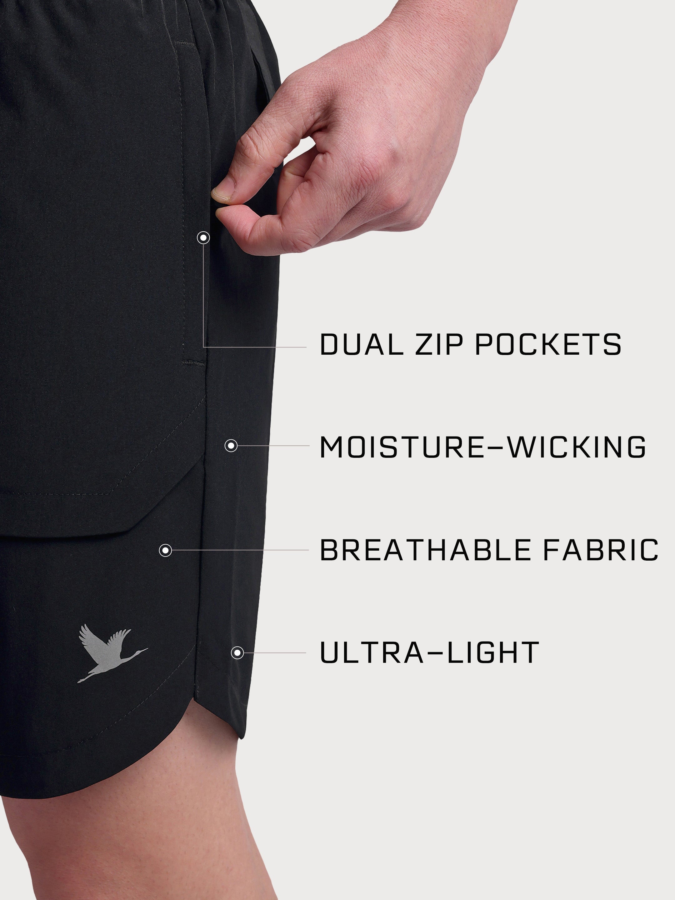 Flex Forge Shorts Black