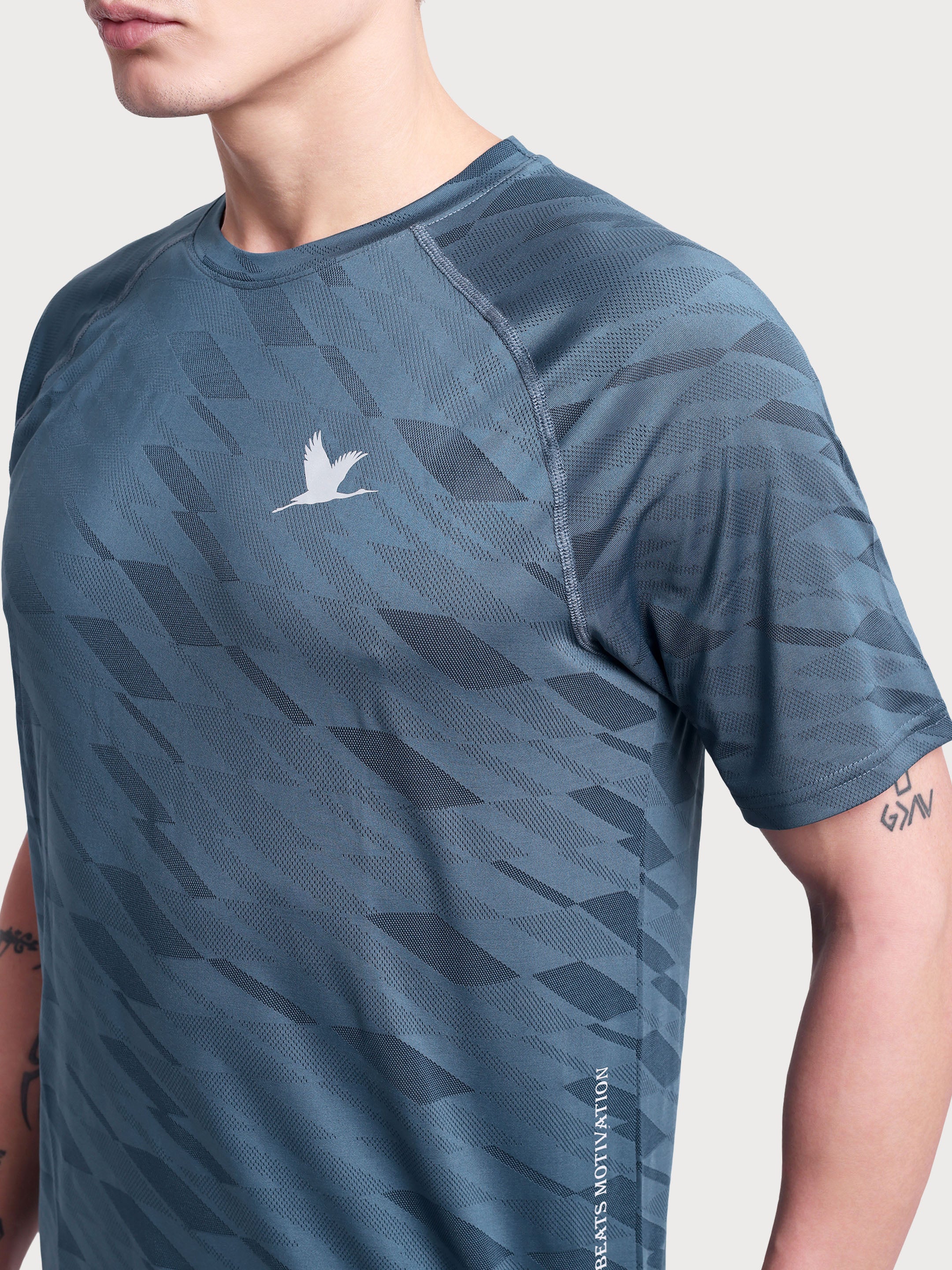 Drift Culture Tee Navy Blue