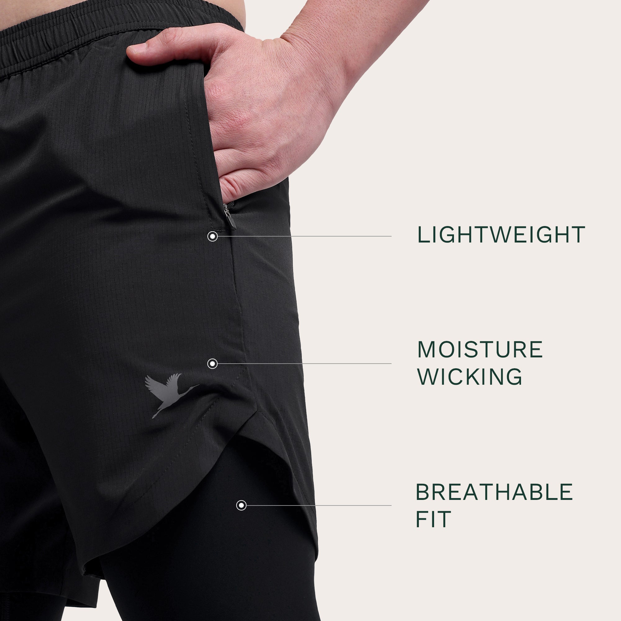 TitanFlex Shorts Black
