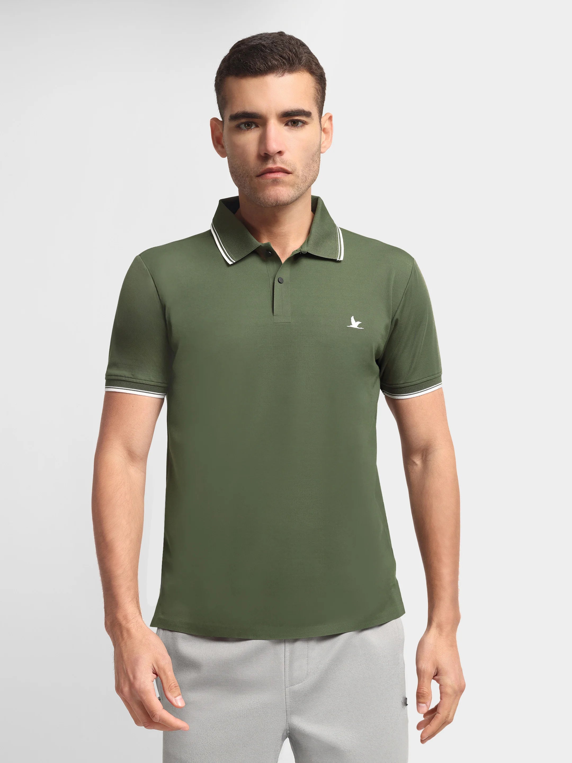 Crown Edge Polo Bottle Green