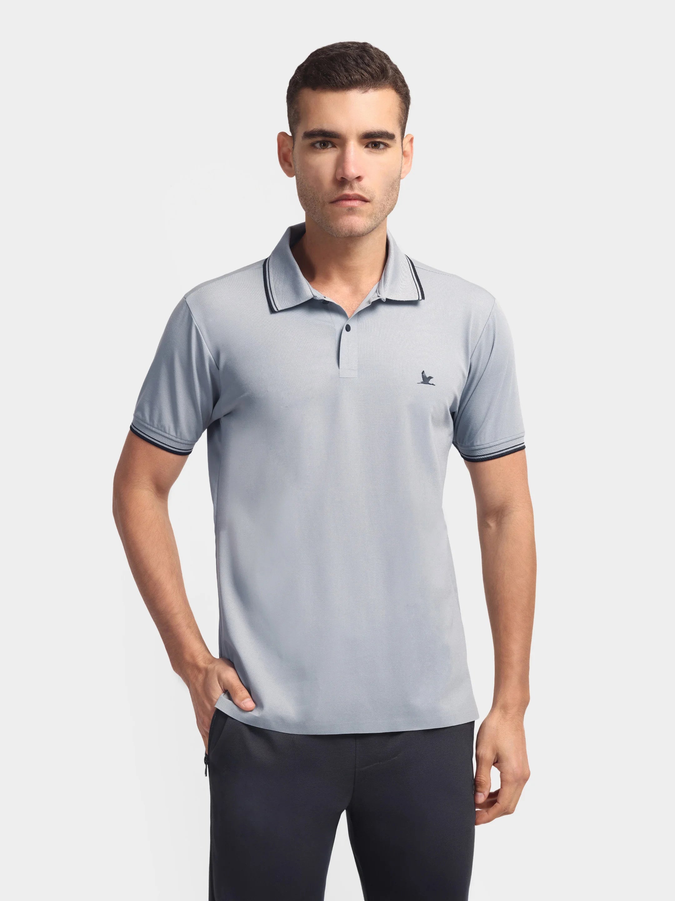 Crown Edge Polo Bottle Gray