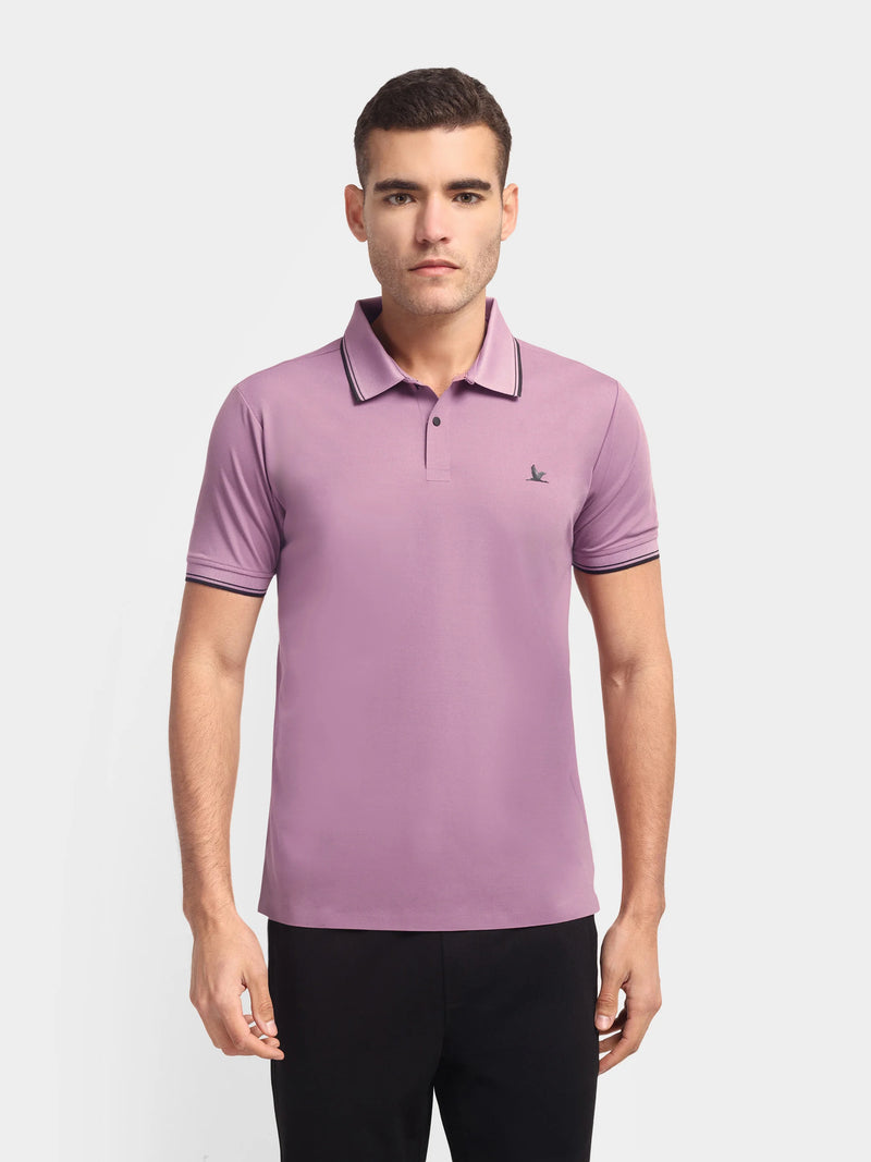 Crown Edge Polo Light Purple
