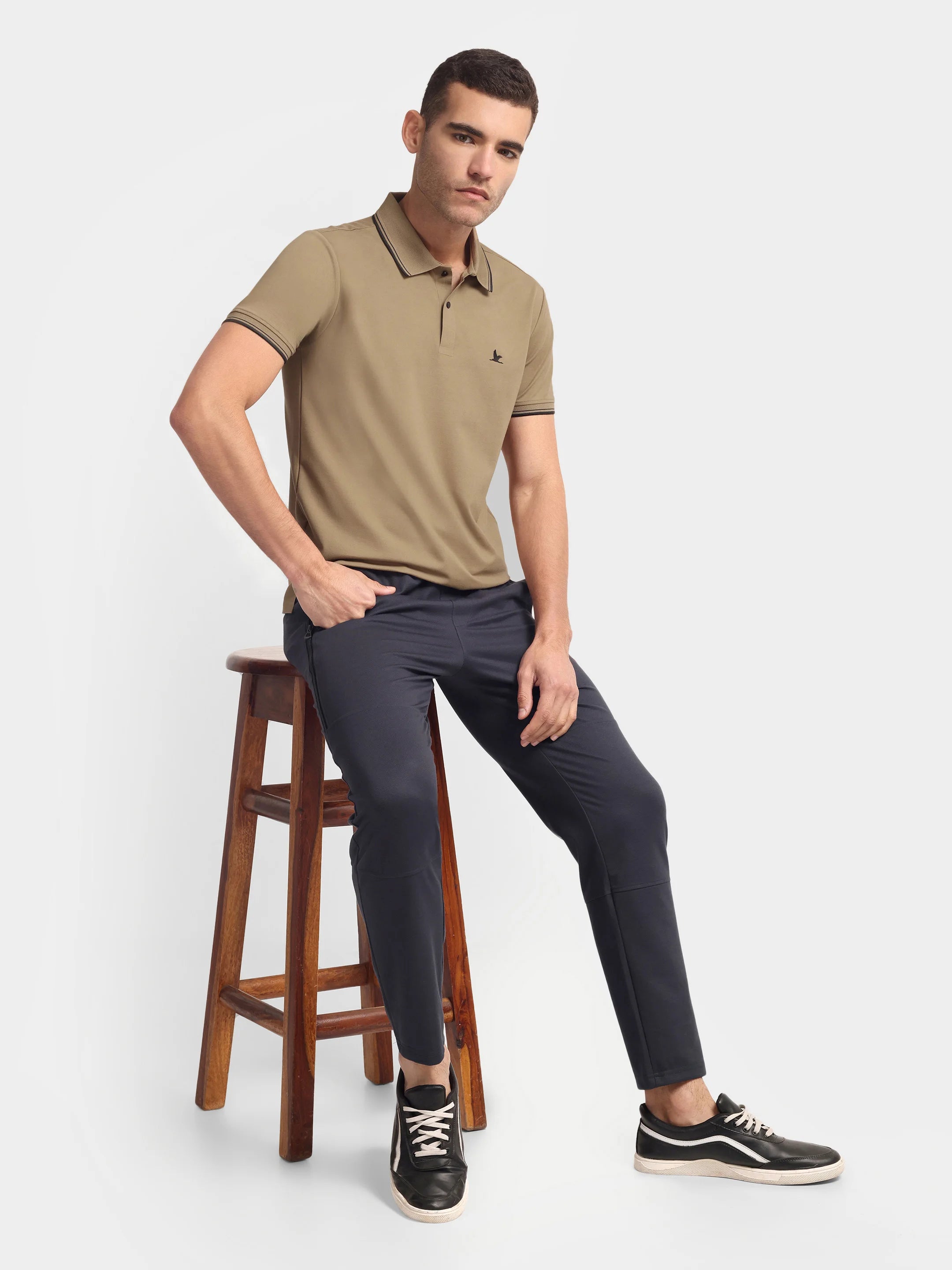 Crown Edge Polo Beige