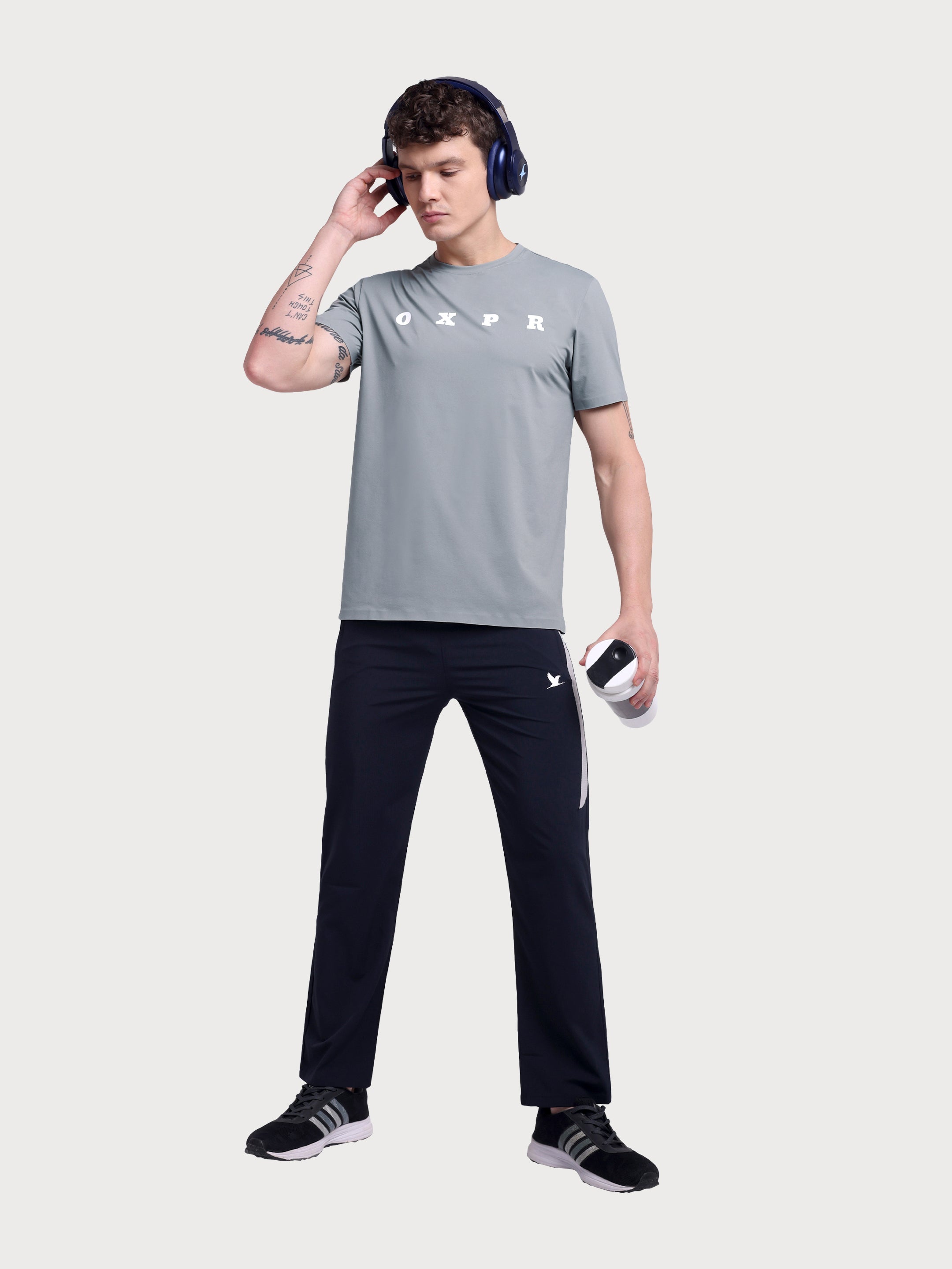 FlexFit Tee Dark Grey
