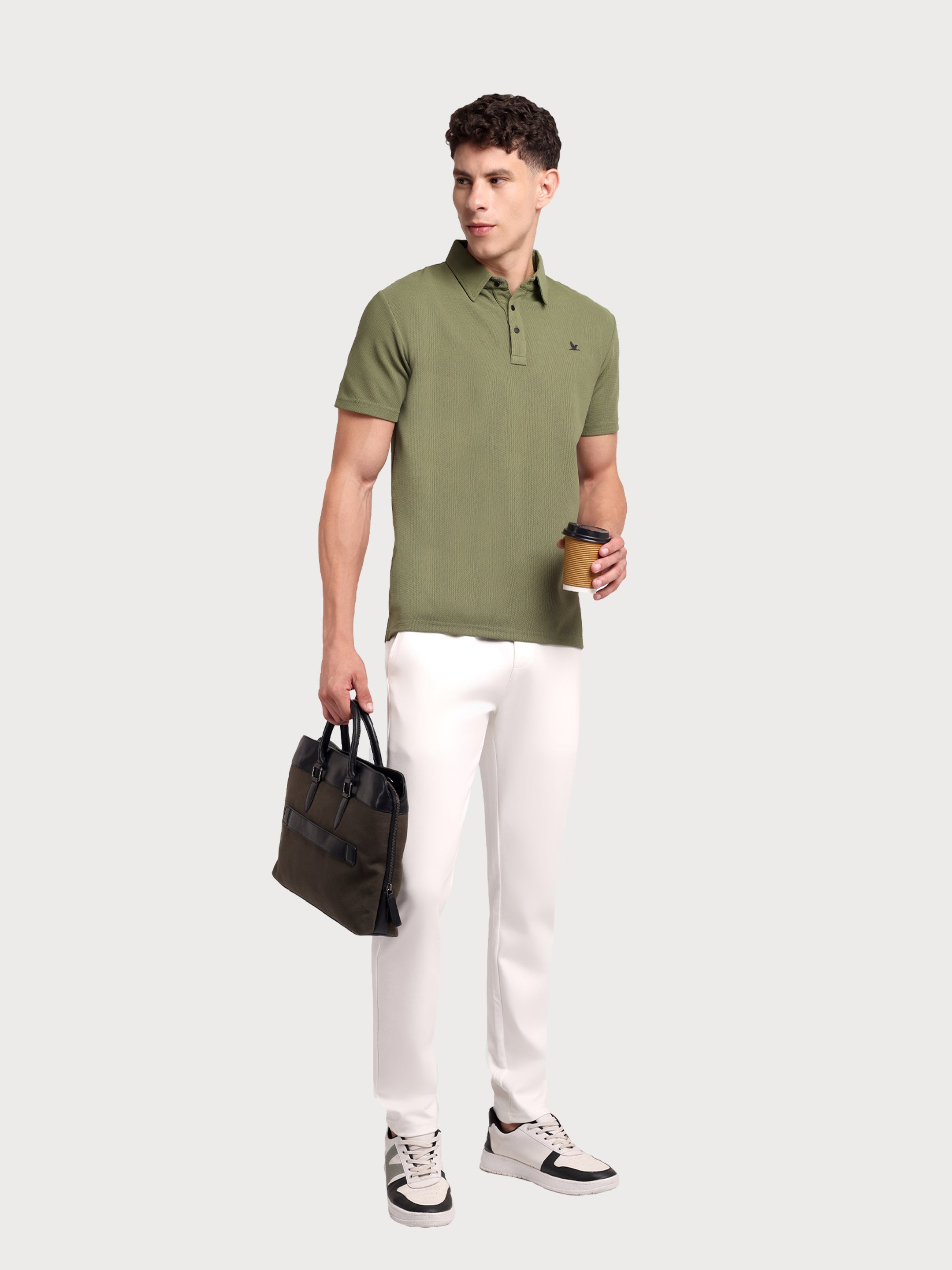 Stallion Polo Olive Green