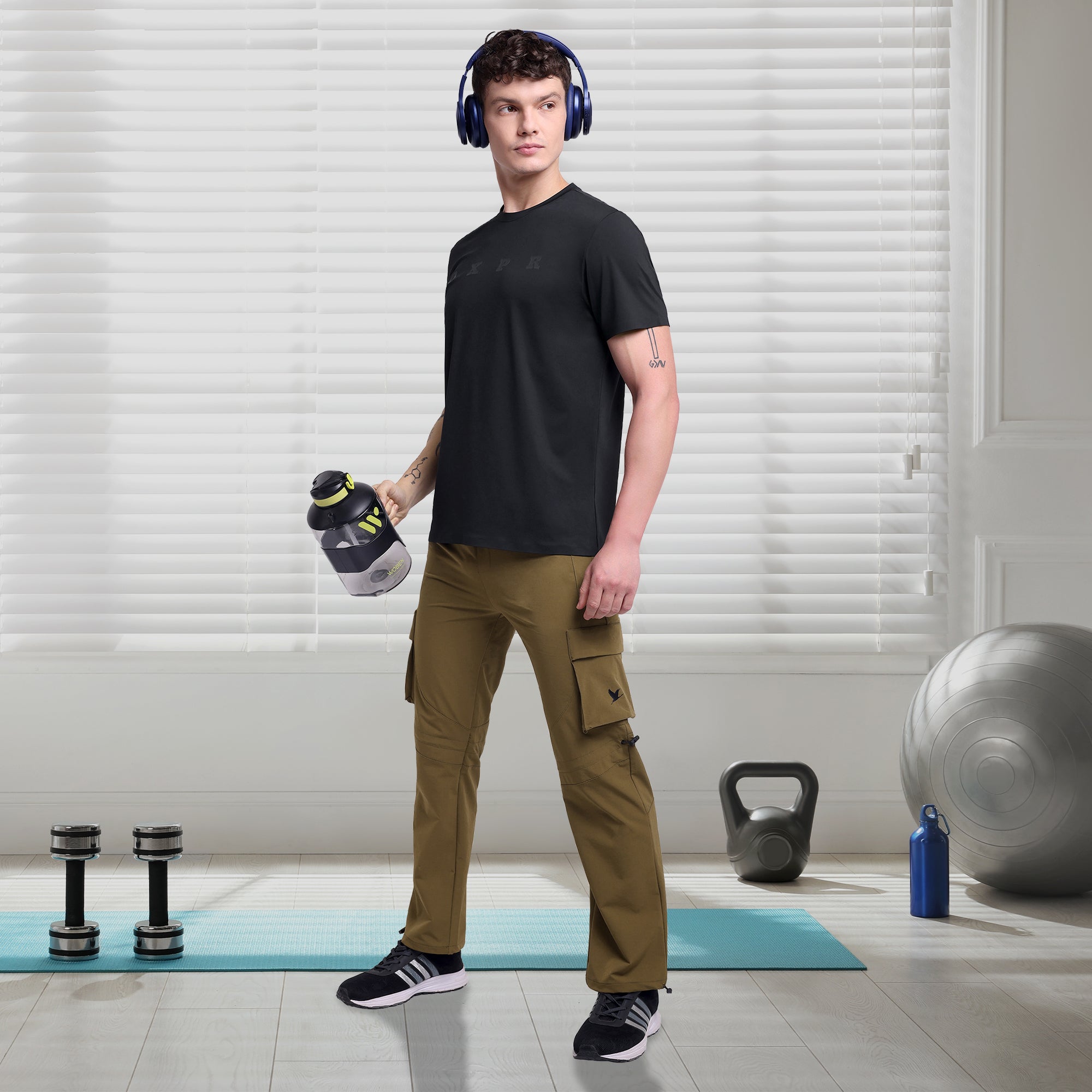 FlexFit Shirt Navy Black