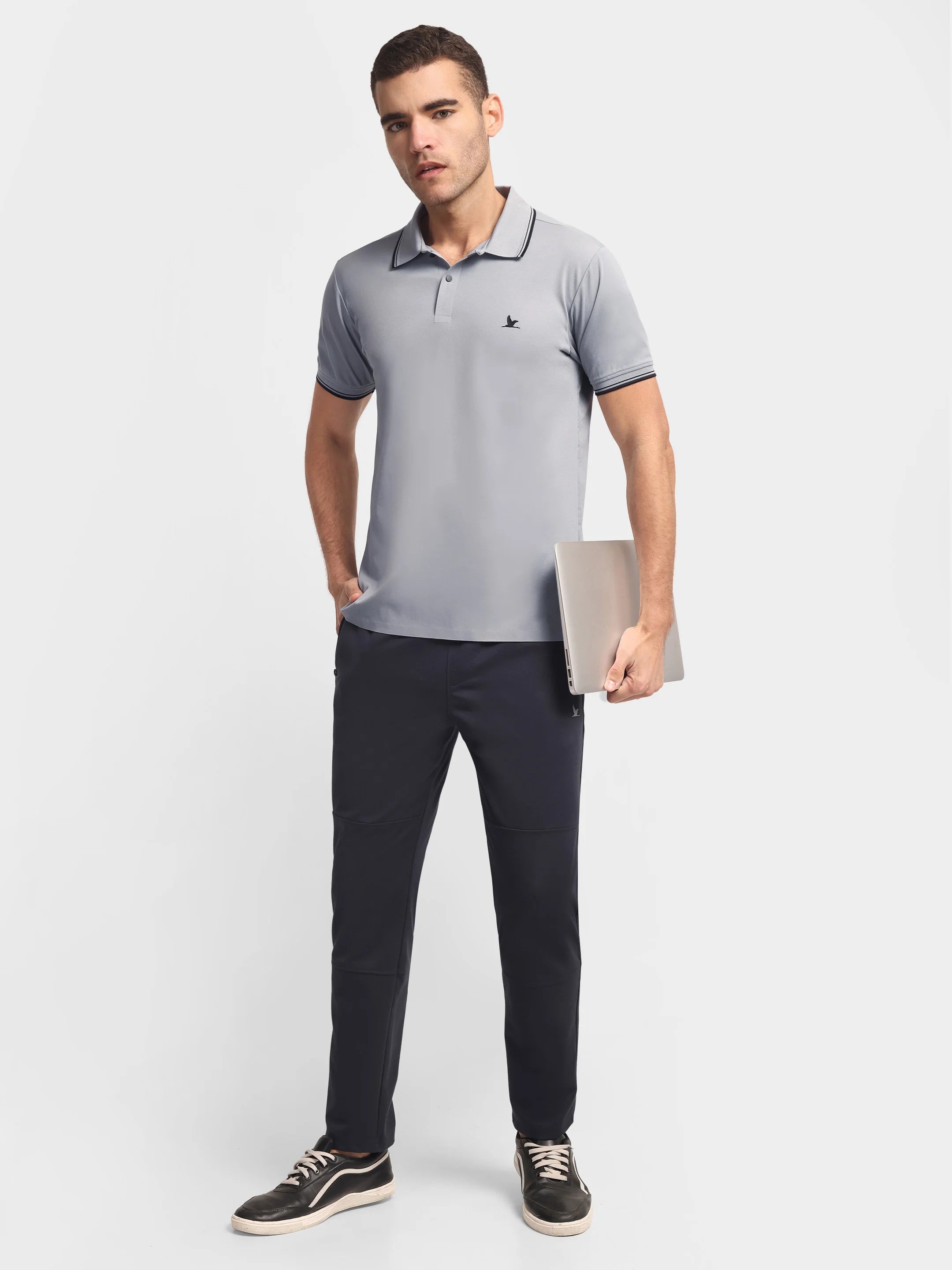 Crown Edge Polo Bottle Gray