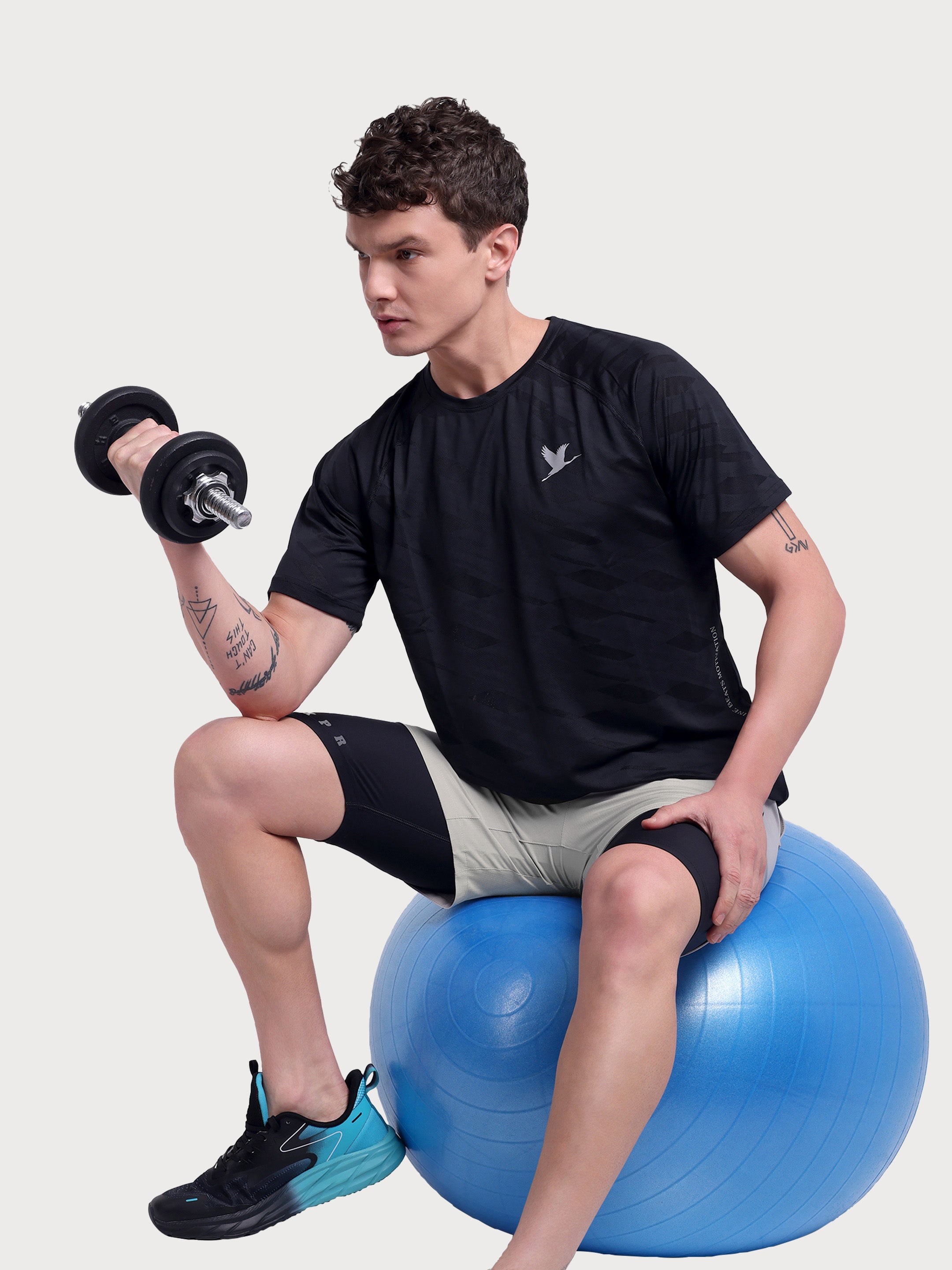TitanFlex Shorts Light Grey