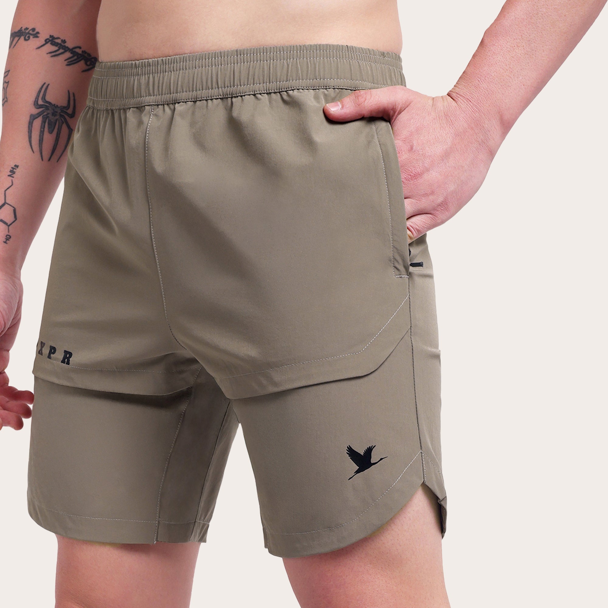 Flex Forge Shorts Taupe