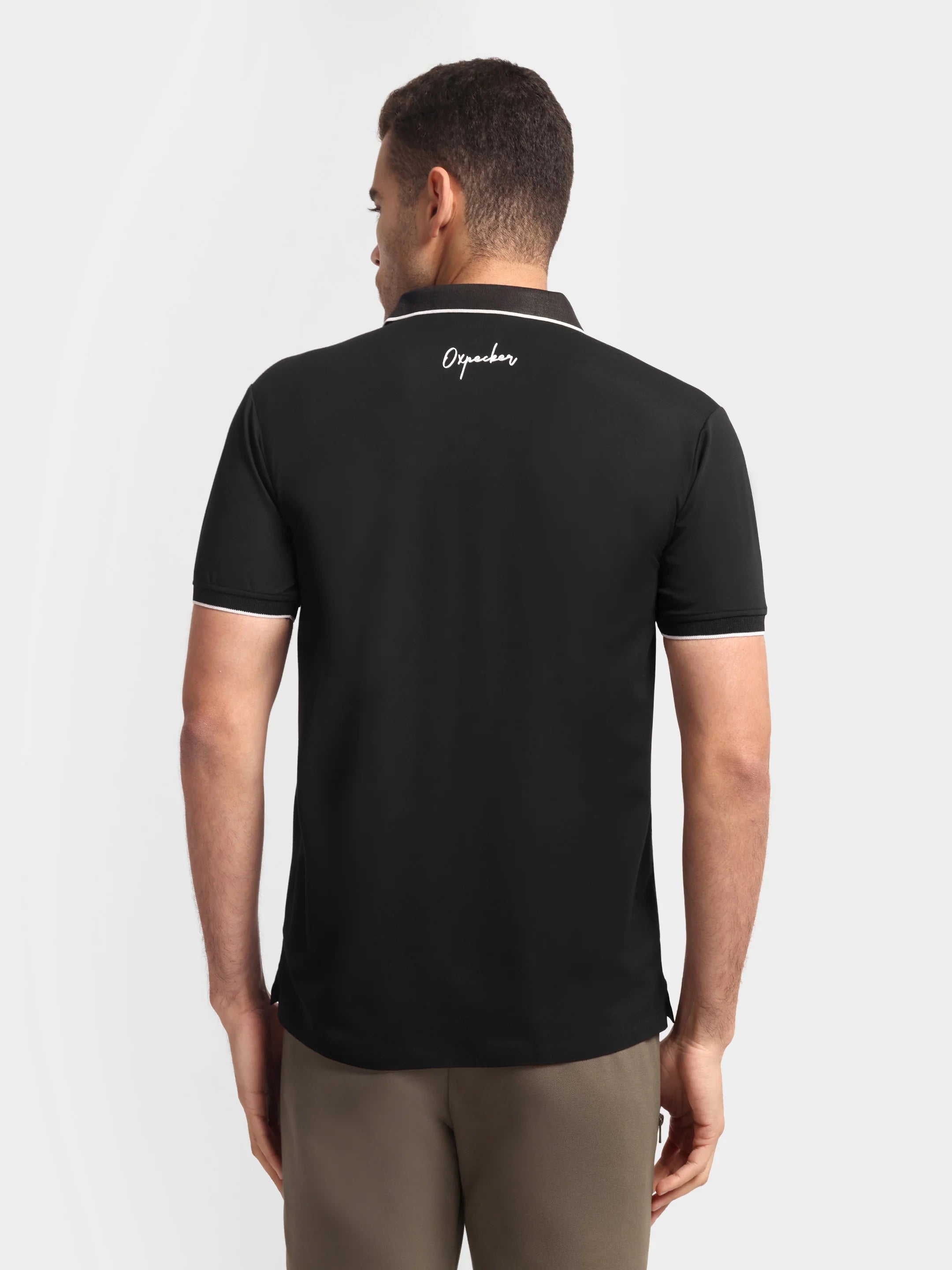 Crown Edge Polo Bottle Black