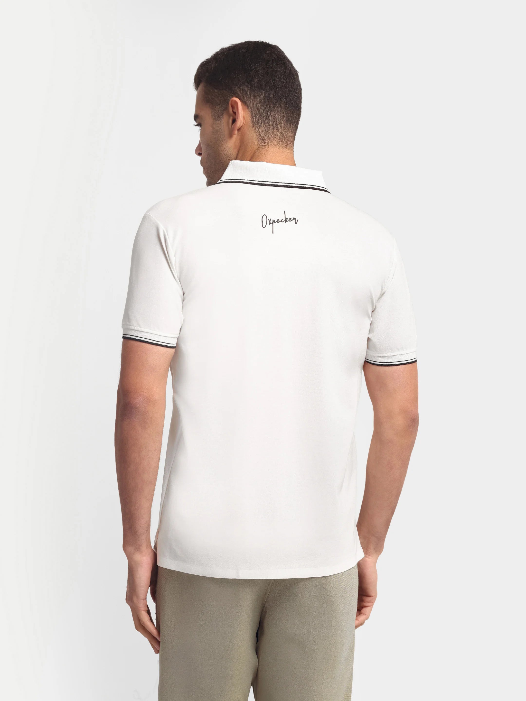 Crown Edge Polo White