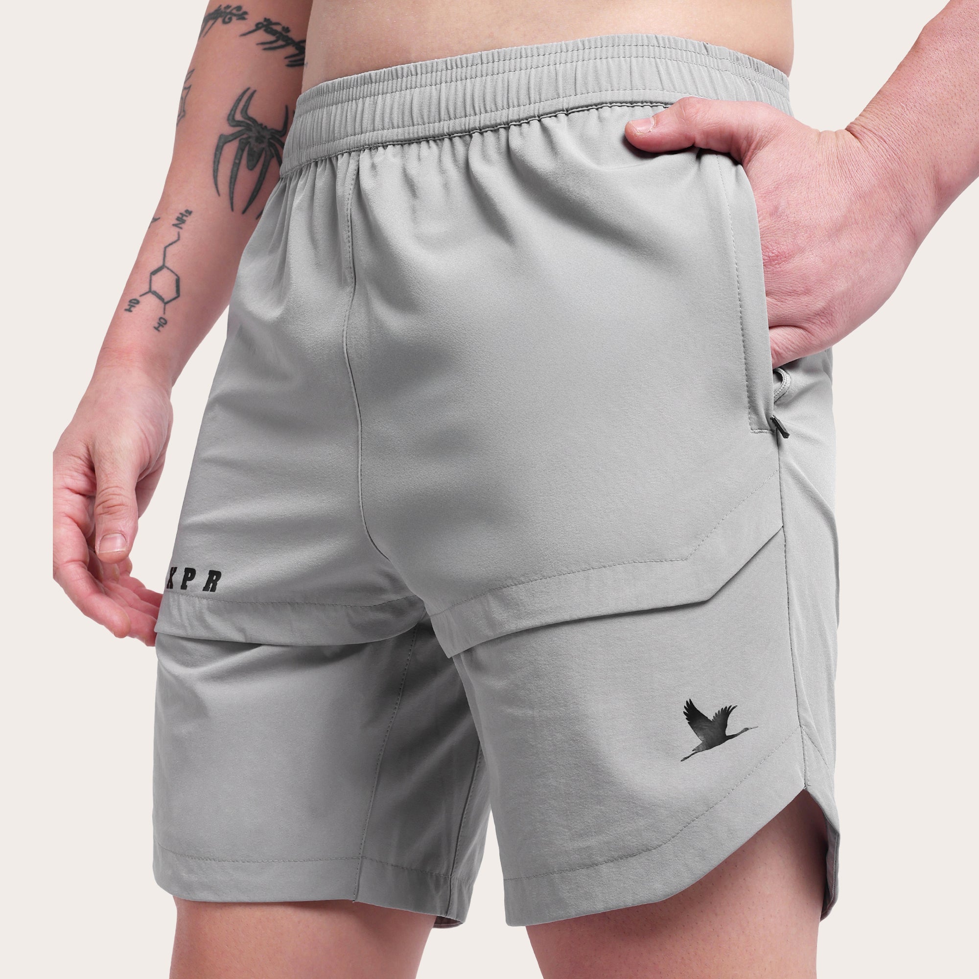 Flex Forge Shorts Light Grey
