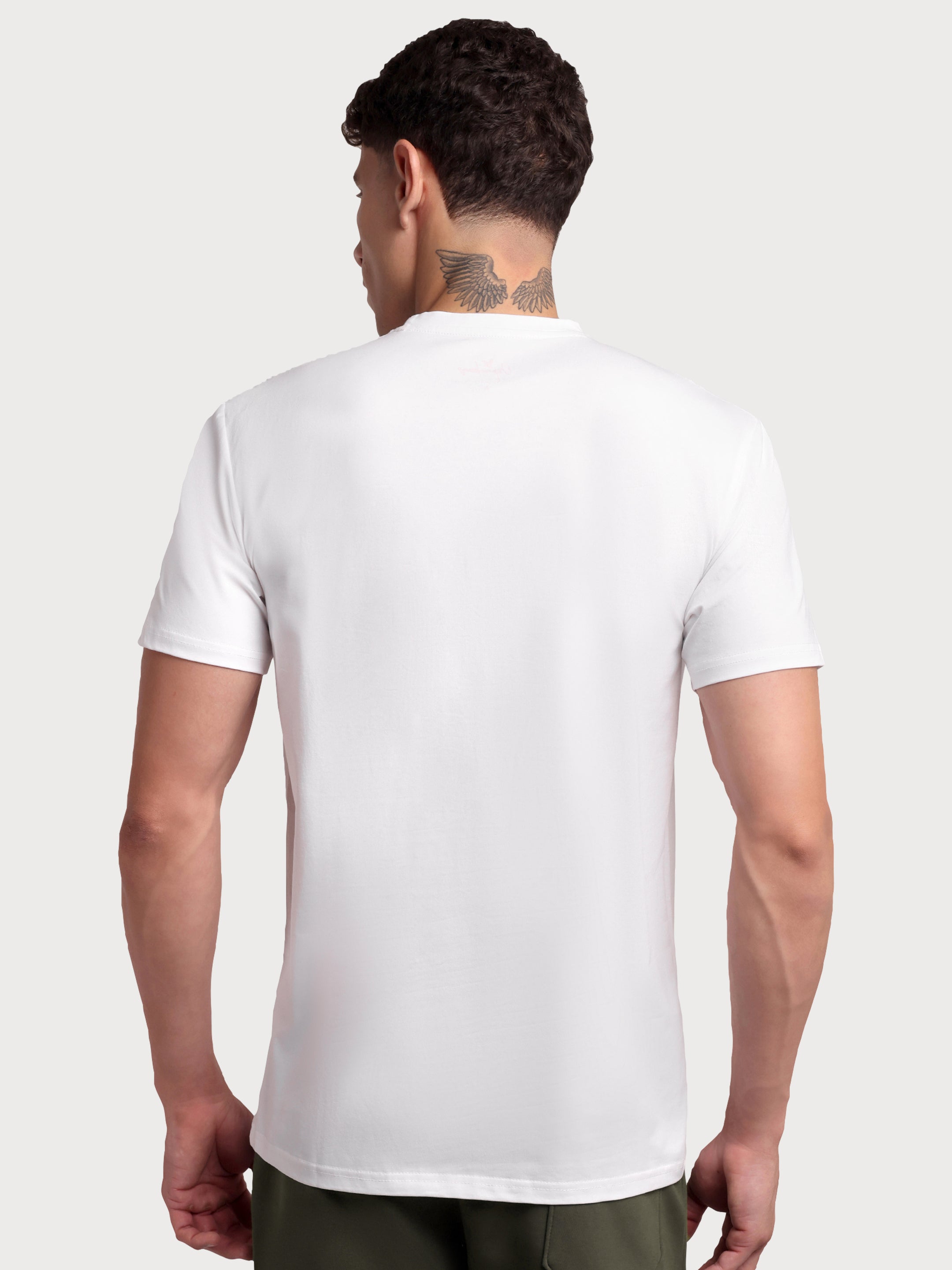 Nova Neck Tshirt White