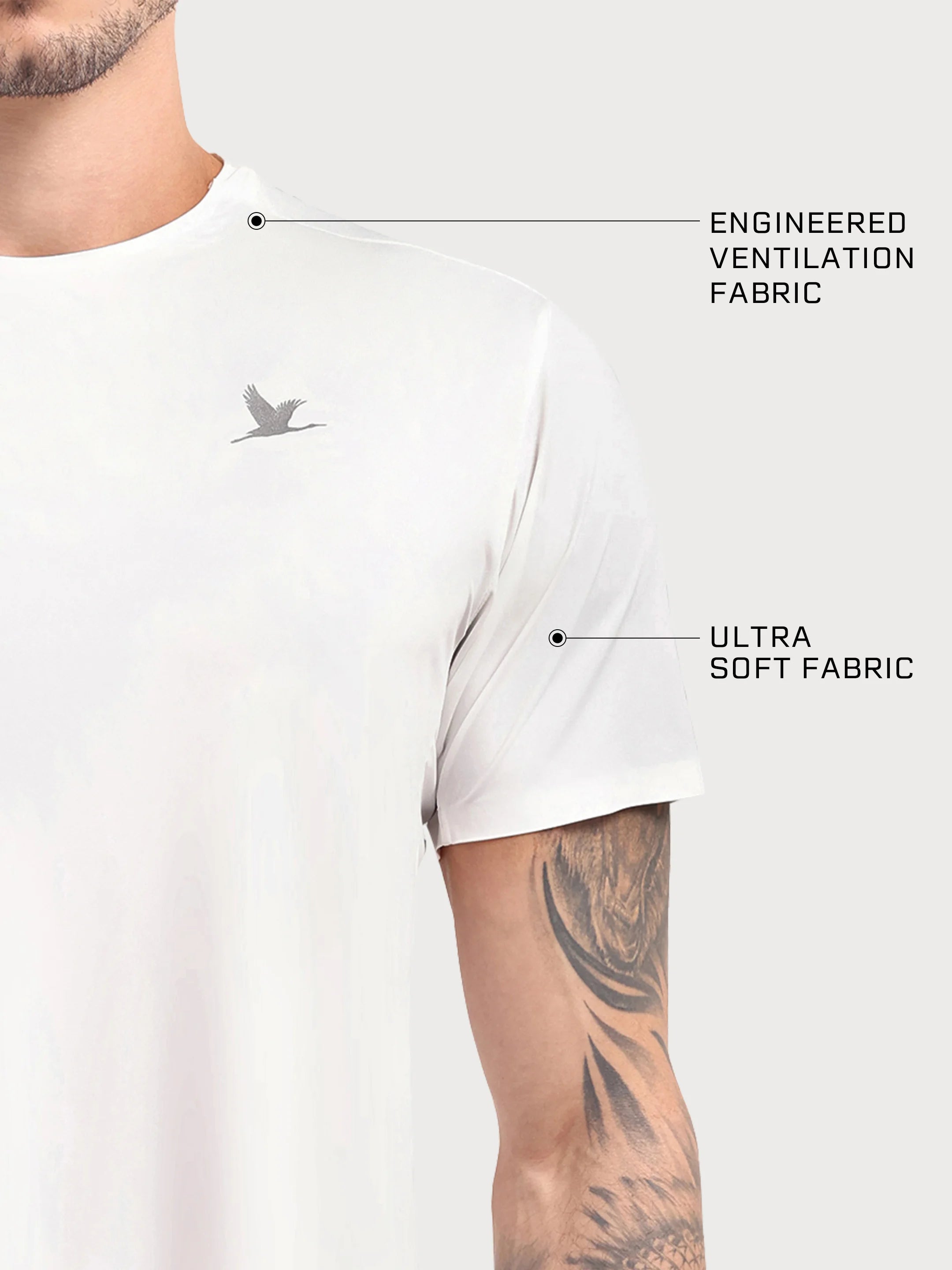 Muscle Forge Tee White