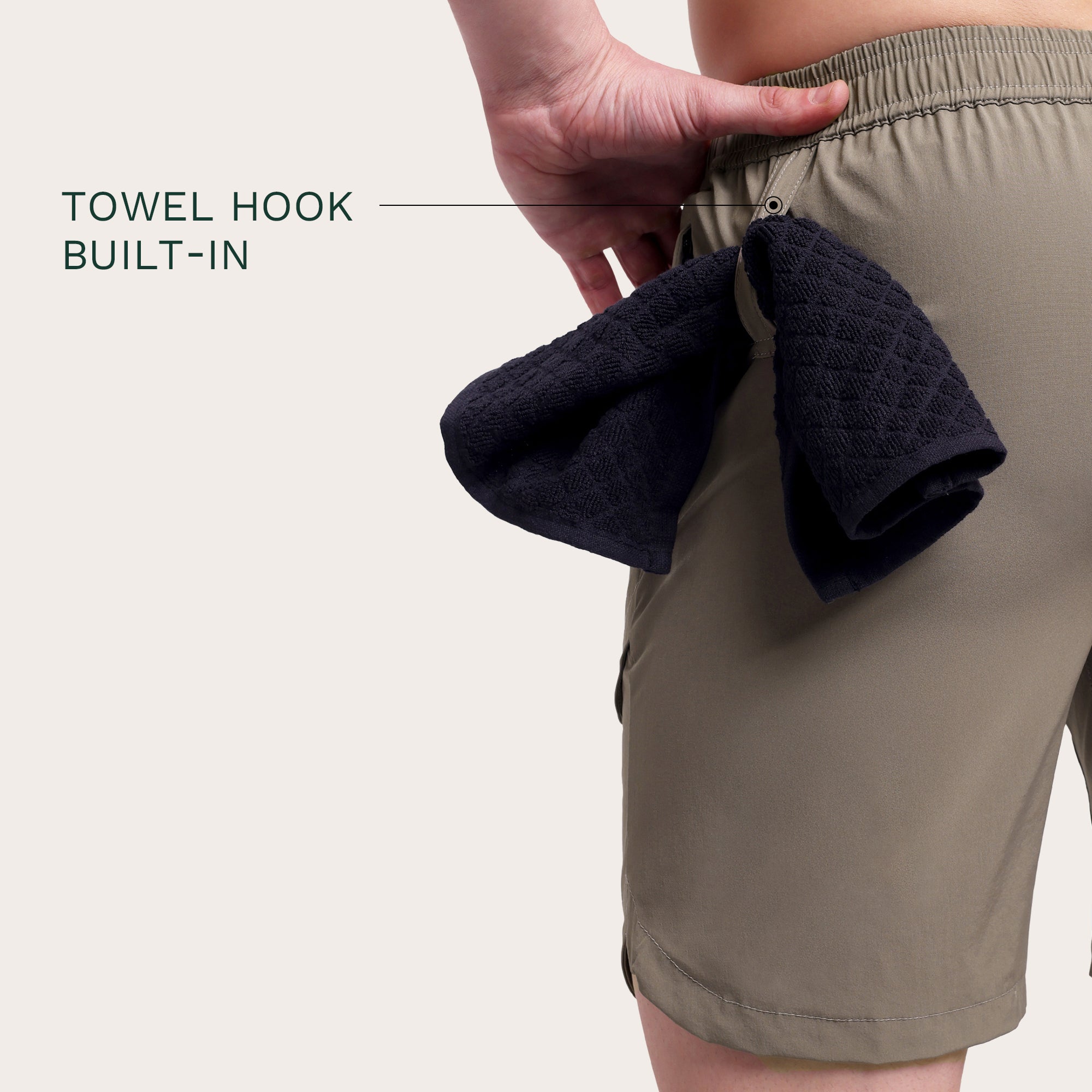 Flex Forge Shorts Taupe