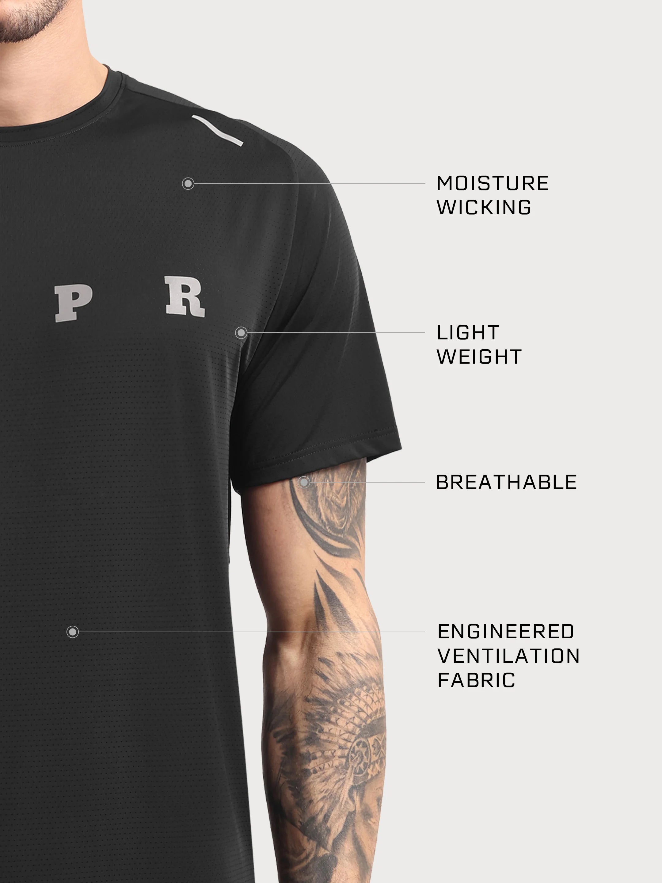 Volt Gear Tee Black