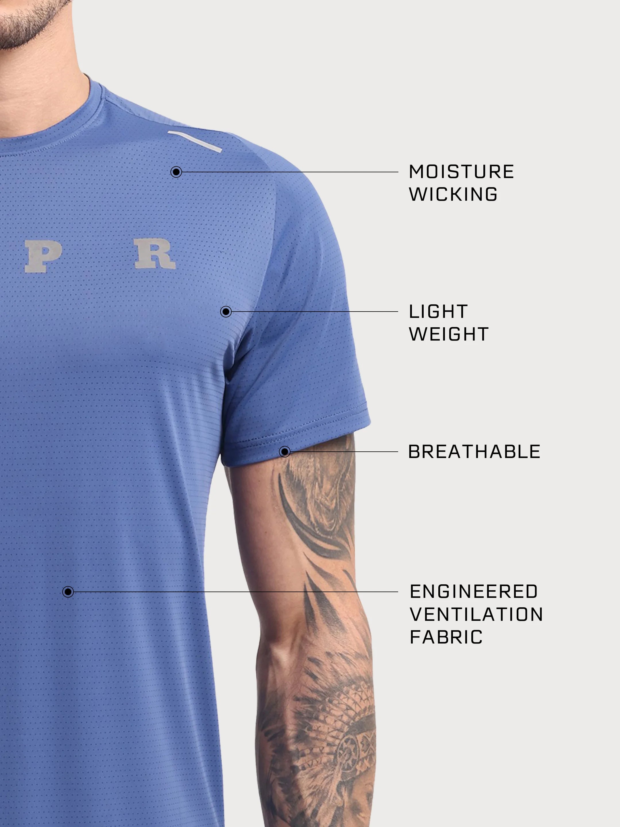 Volt Gear Tee Blue